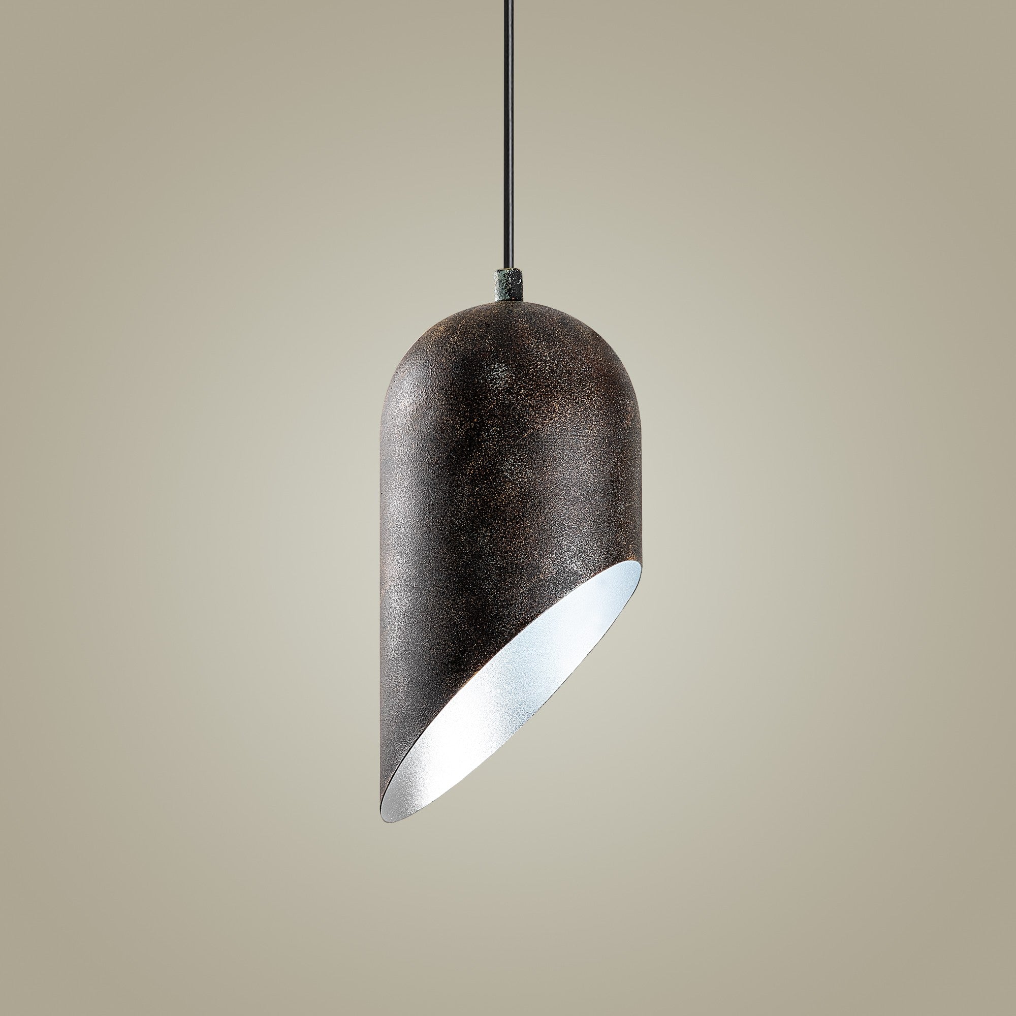 Candeeiro de Teto elegante ajustável – Ø14 cm – Cor antiquada – Corpo de metal