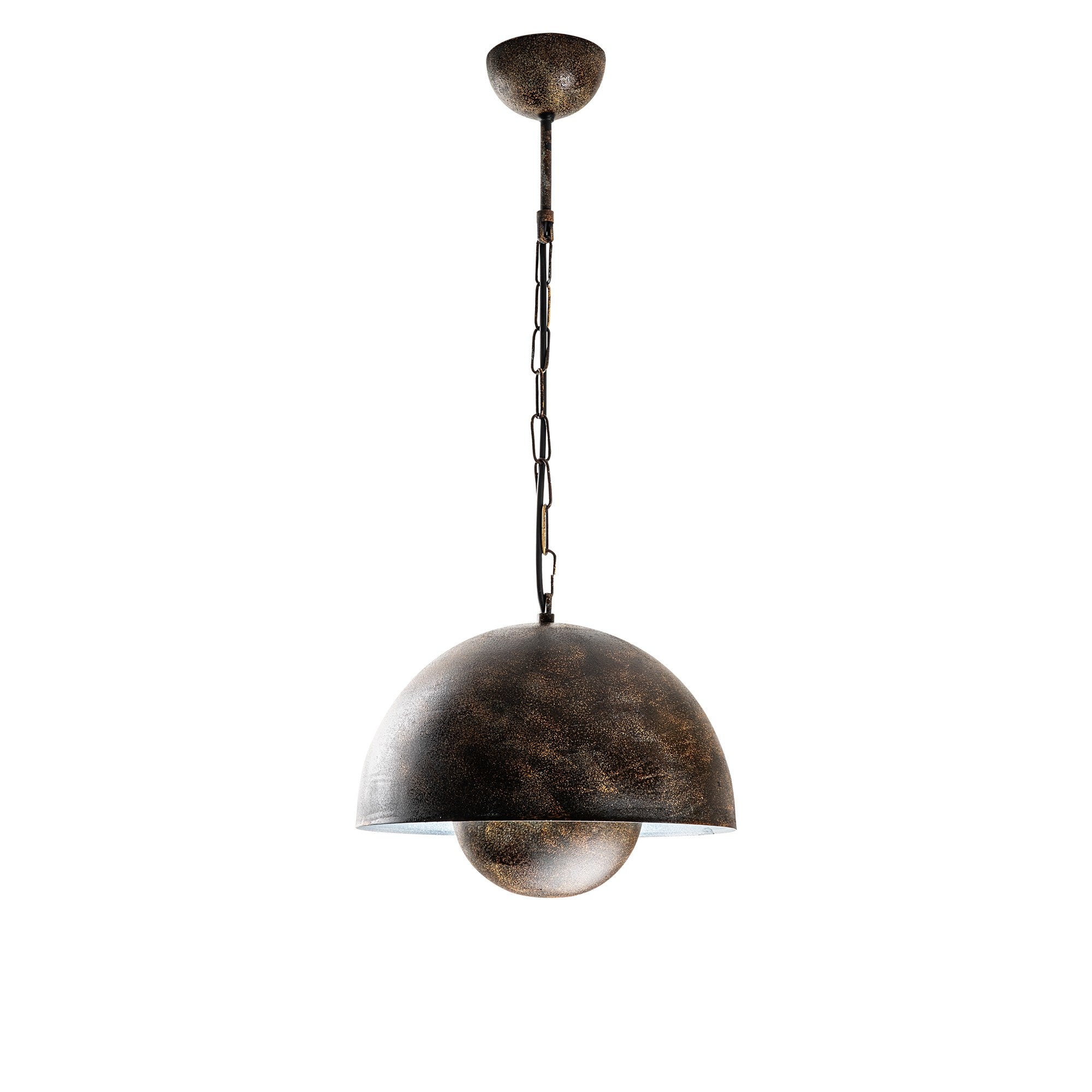Candeeiro de Teto de metal – Ø30 cm – Cor antiquada – Metal