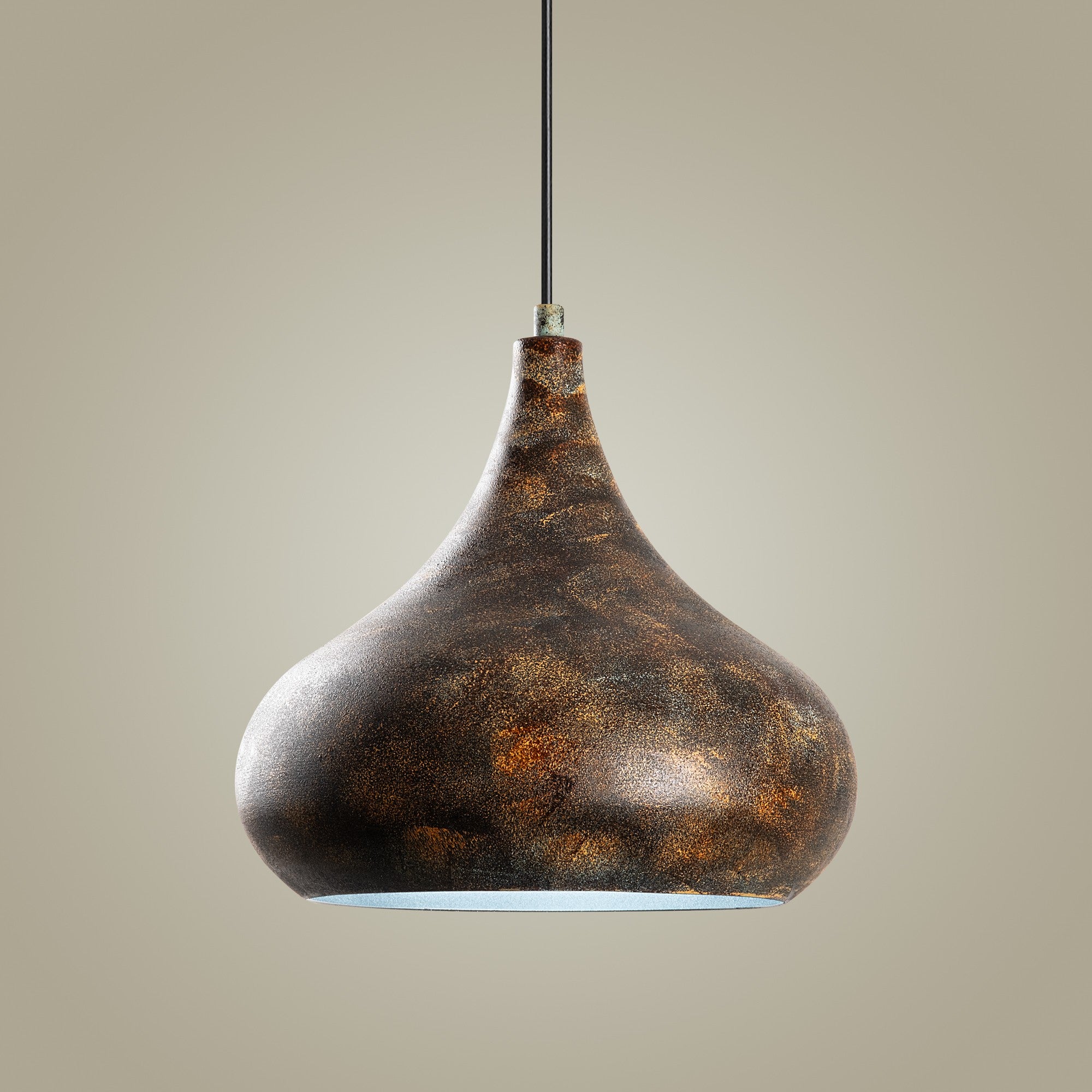 Candeeiro de Teto – Ø30 cm – Antigo – Metal