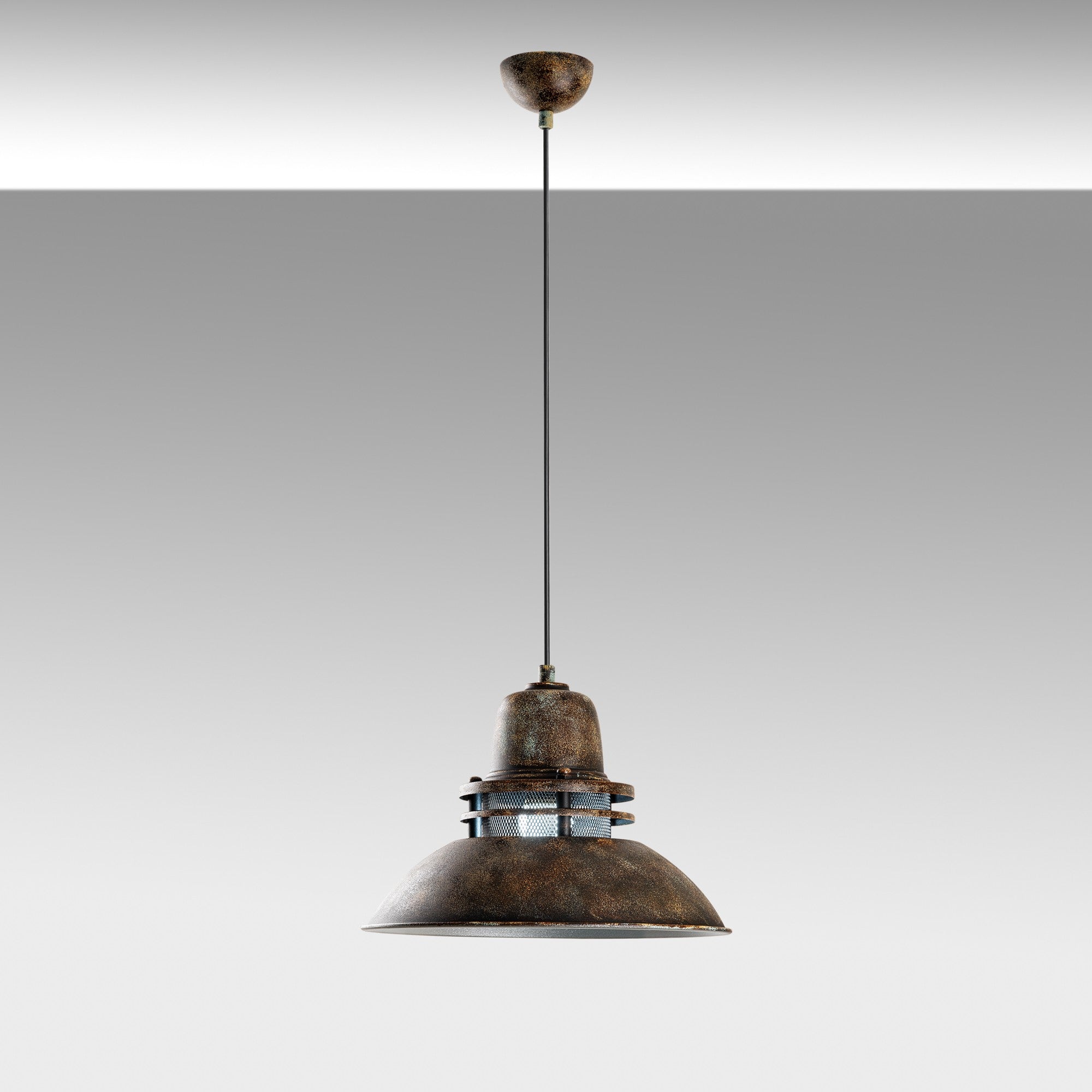 Candeeiro de Teto elegante ajustável – 34-123 cm – cor antiquada – corpo de metal