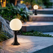 Candeeiro de Pé para Exterior – 51 cm – Preto – Plástico