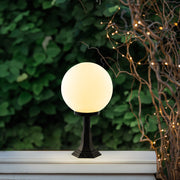 Candeeiro de Pé para Exterior – 53 cm – Preto – Plástico