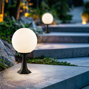 Candeeiro de Pé para Exterior – 60 cm – Preto – Plástico e Acrílico