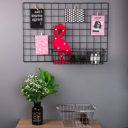 Acessório Decorativo de Parede em Metal Preto WR013 - 100% Metal 38x13x16cm