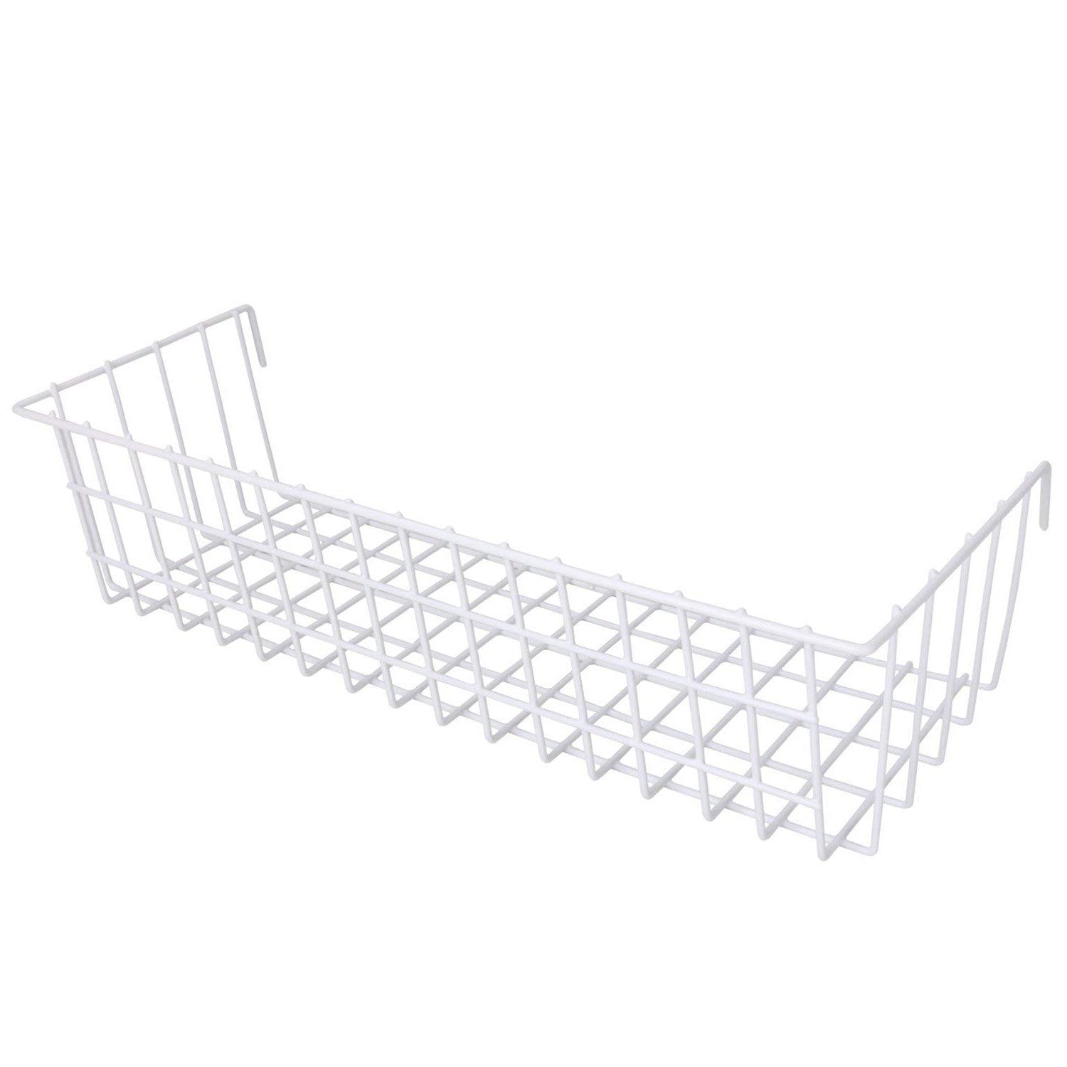Acessório Decorativo de Parede em Metal Branco - 38x13x16cm - 100% Metal
