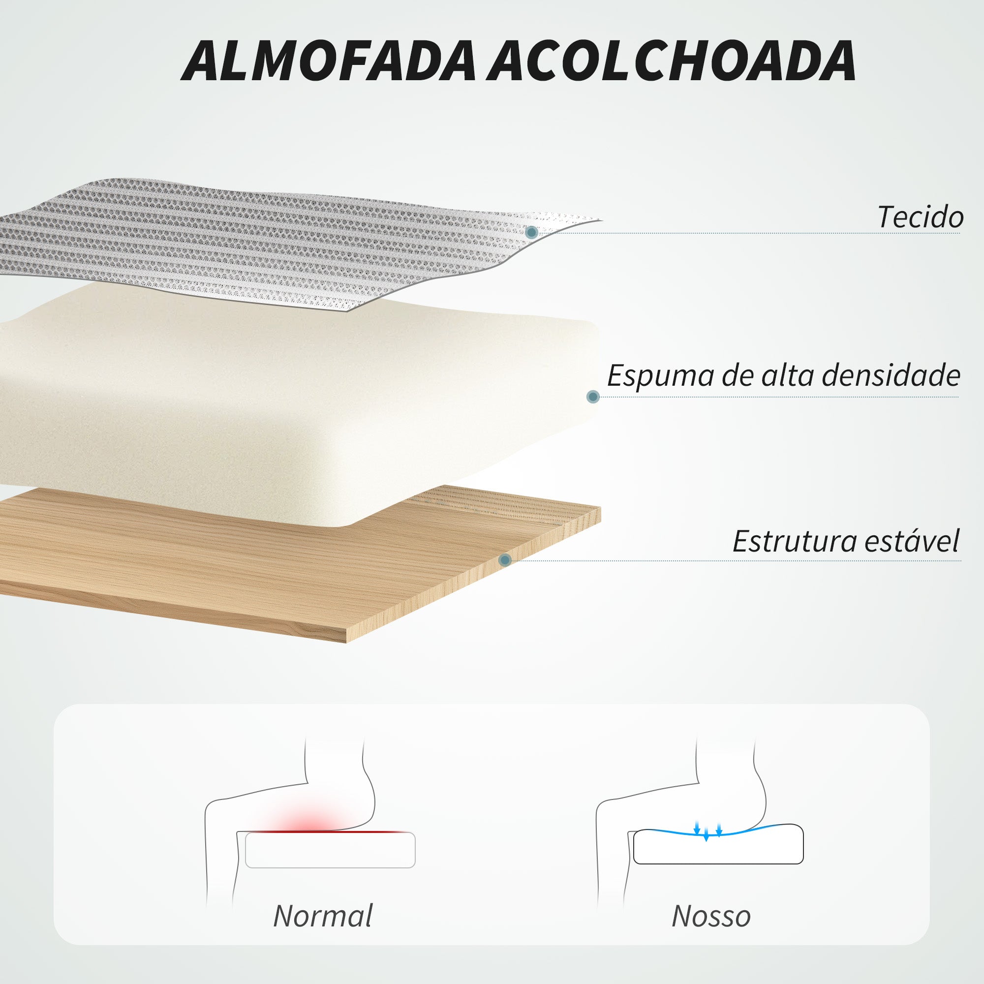 Cadeira de Escritório em Malha Transpirável Cinzenta 58x63x115-125 cm