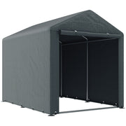 Abrigo de Jardim 160x218x172 cm - Cinza Escuro
