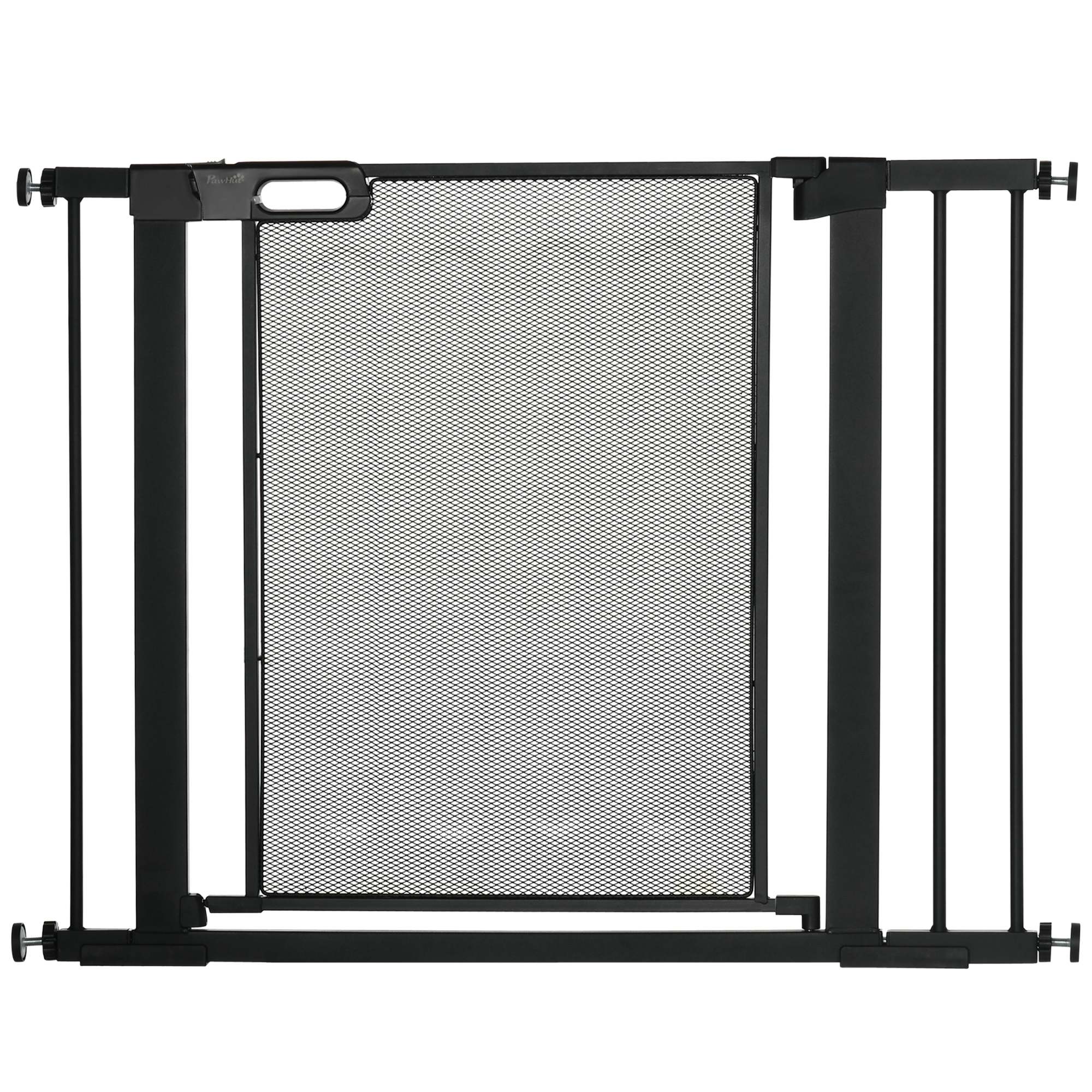 Barreira de Segurança Extensível Preto 103x76 cm