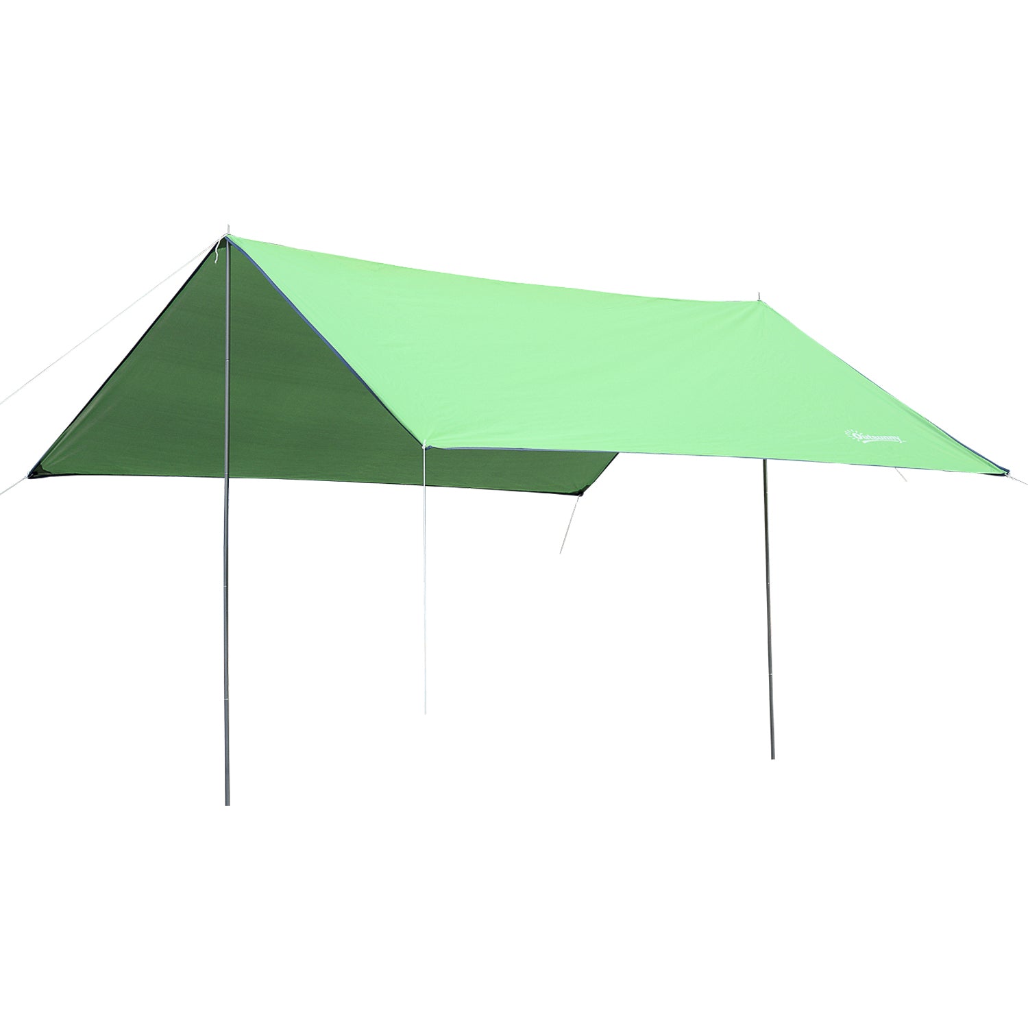 Abrigo de Campismo Portátil 300x292 cm Verde