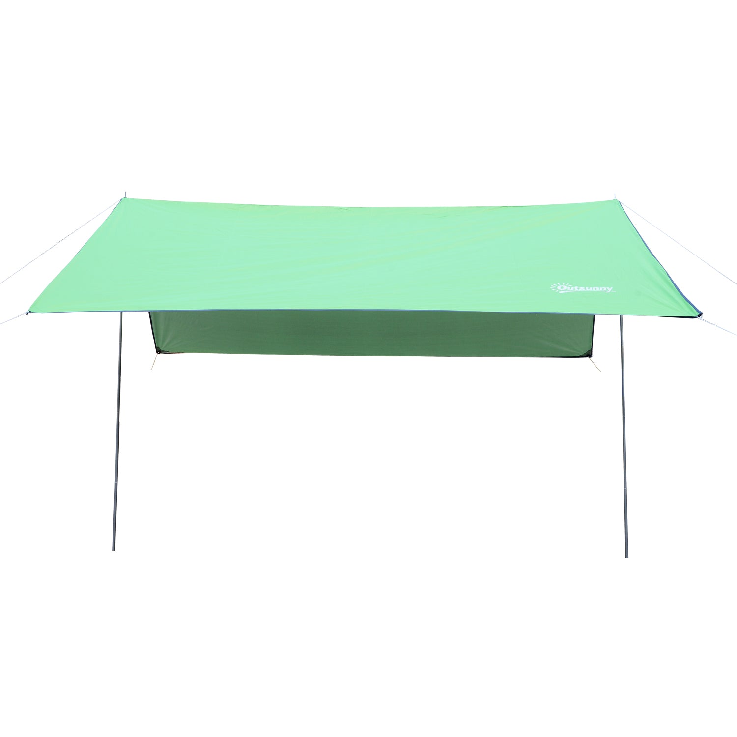 Abrigo de Campismo Portátil 300x292 cm Verde