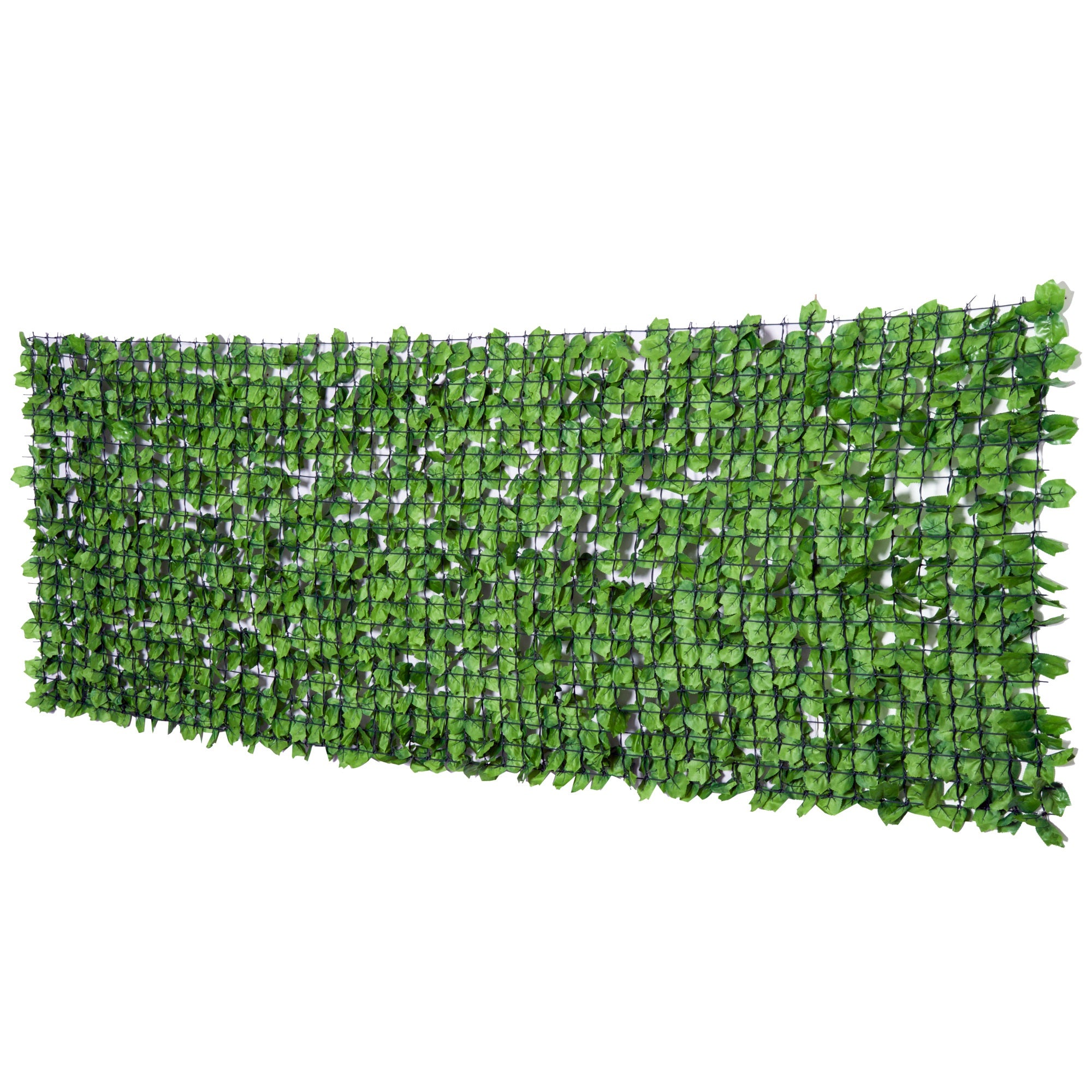 Vedação Artificial em Rolo 300x100 cm Verde - Decoração de Privacidade para Jardim