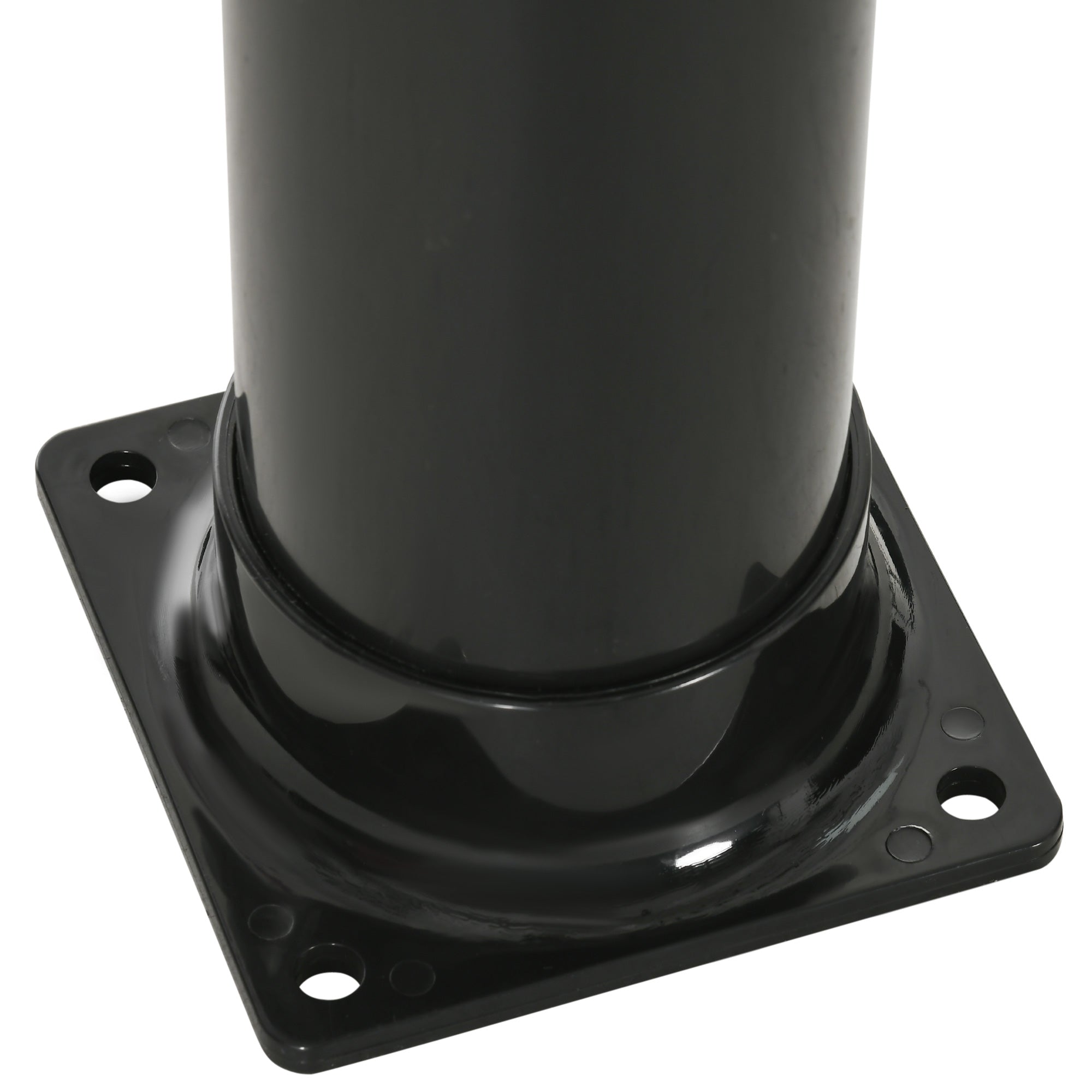 Duche Solar de Jardim – 15,5x15,5x222 cm – Preto – Liga de zinco