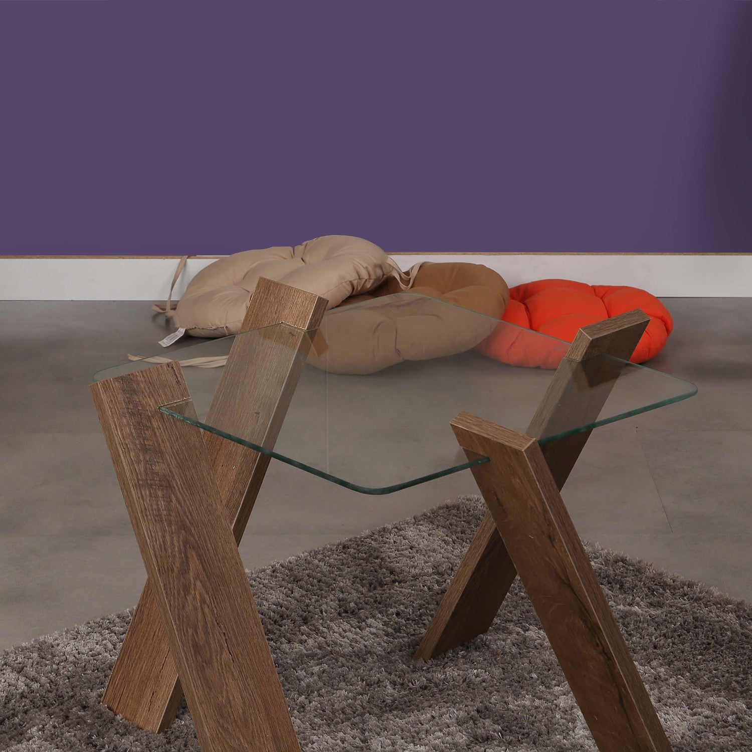 Mesa de Centro-Roman Mini-Carvalho