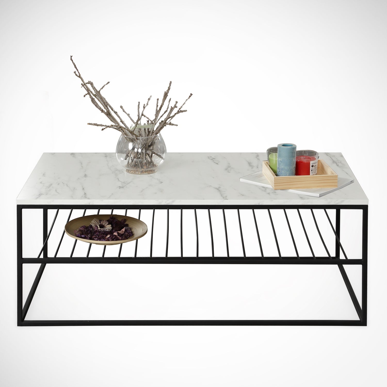 Mesa de Centro-Etna-Branco
Preto