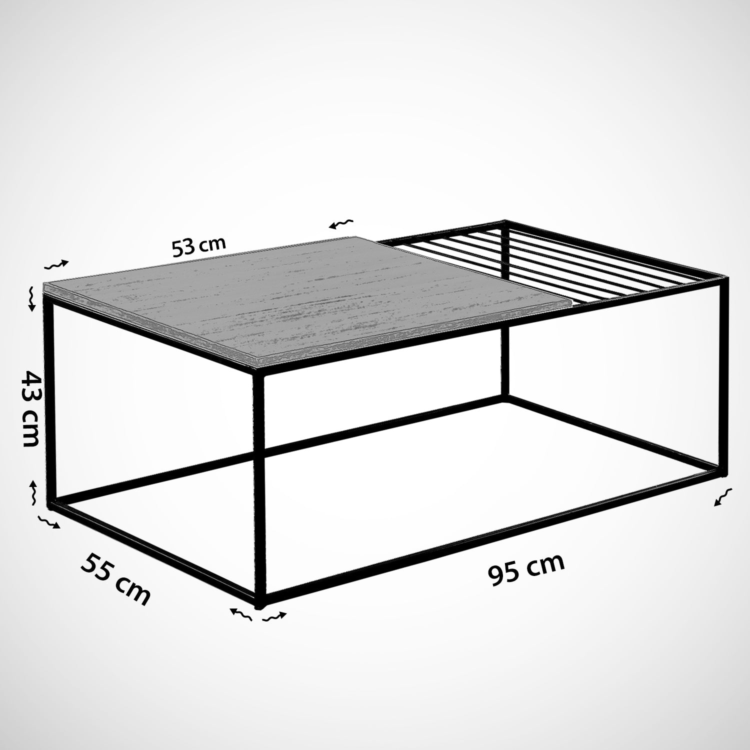 Mesa de Centro-Zinus-Carvalho caucasiano