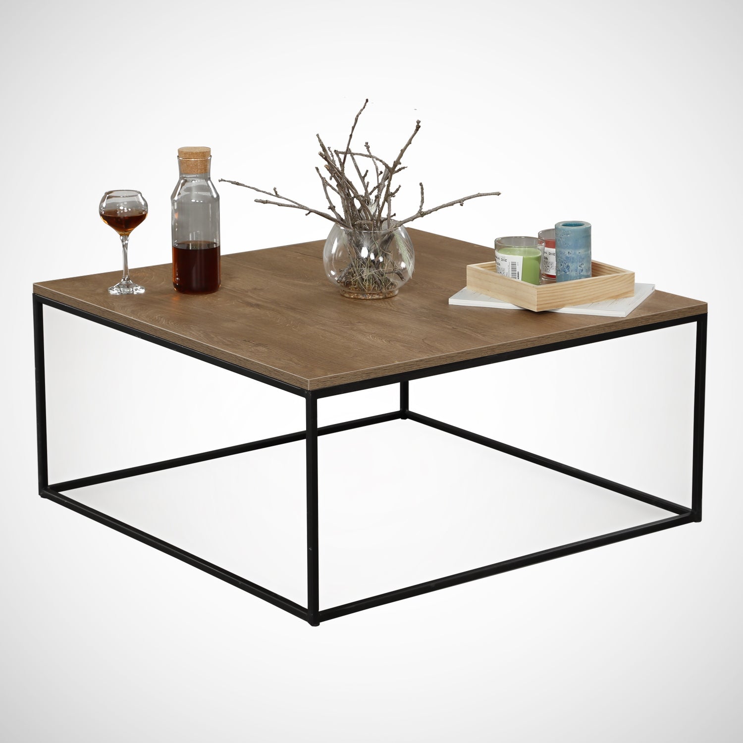 Mesa de Centro-Poly-Carvalho caucasiano