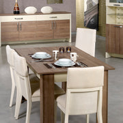 Mesa de Jantar Extensível-Bois-Carvalho escuro