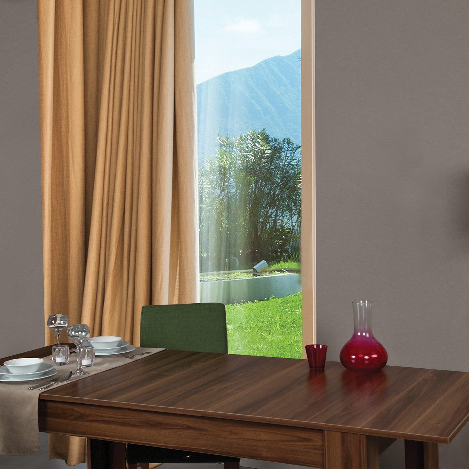 Mesa de Jantar Extensível-Bois-Noz