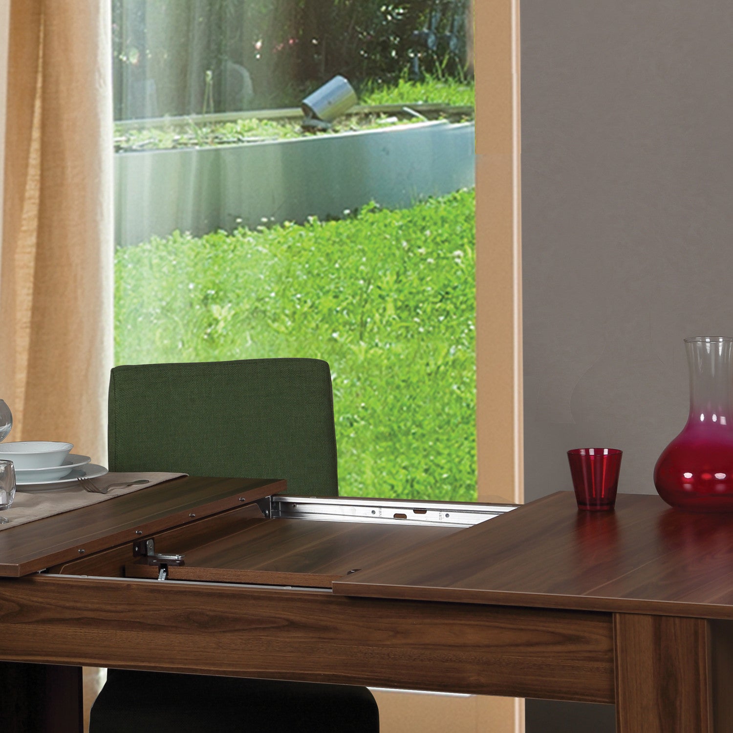 Mesa de Jantar Extensível-Bois-Noz