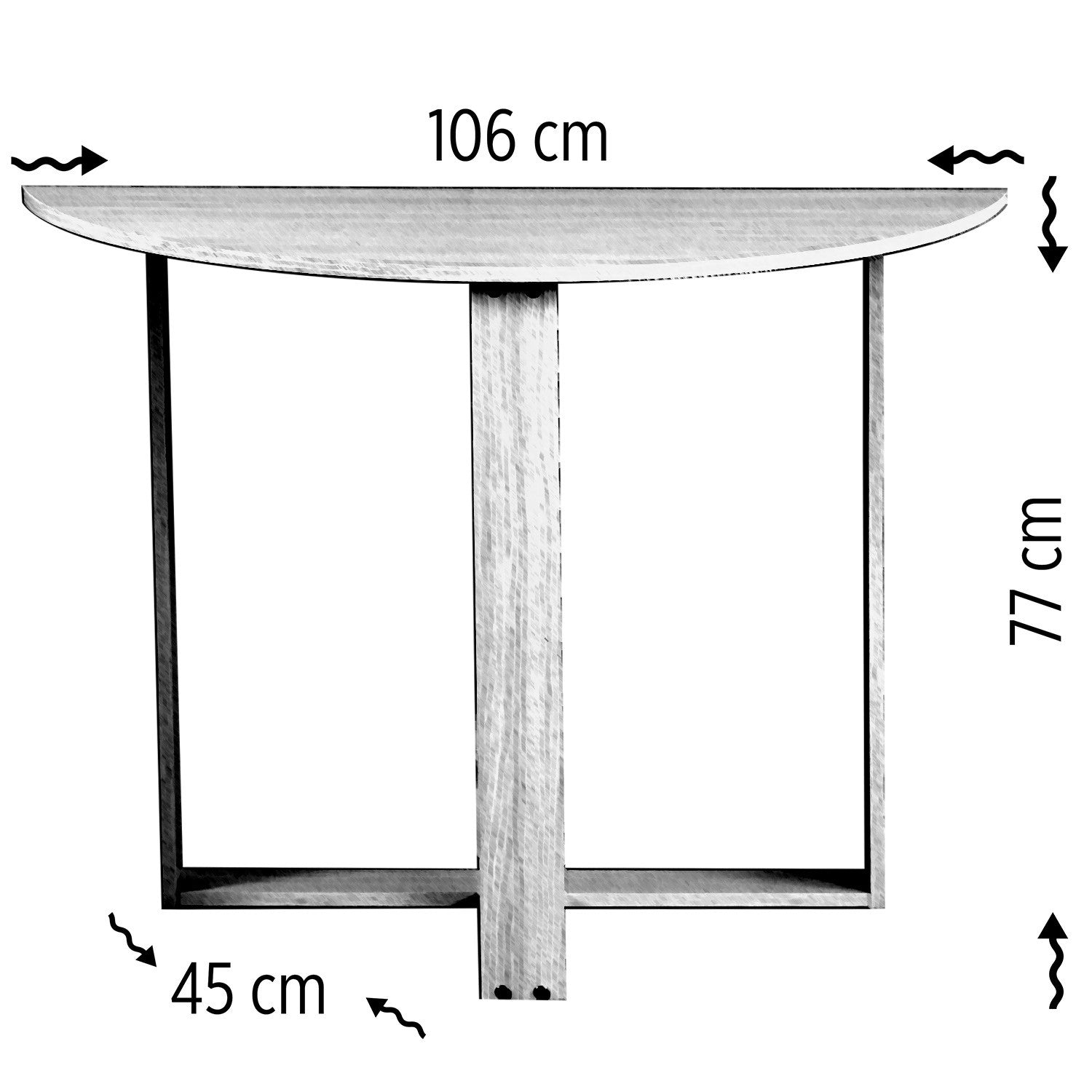Secretária de Estudo – 106 cm x 77 cm x 45 cm – Pinho Jackson – Painel de partículas revestido a melamina