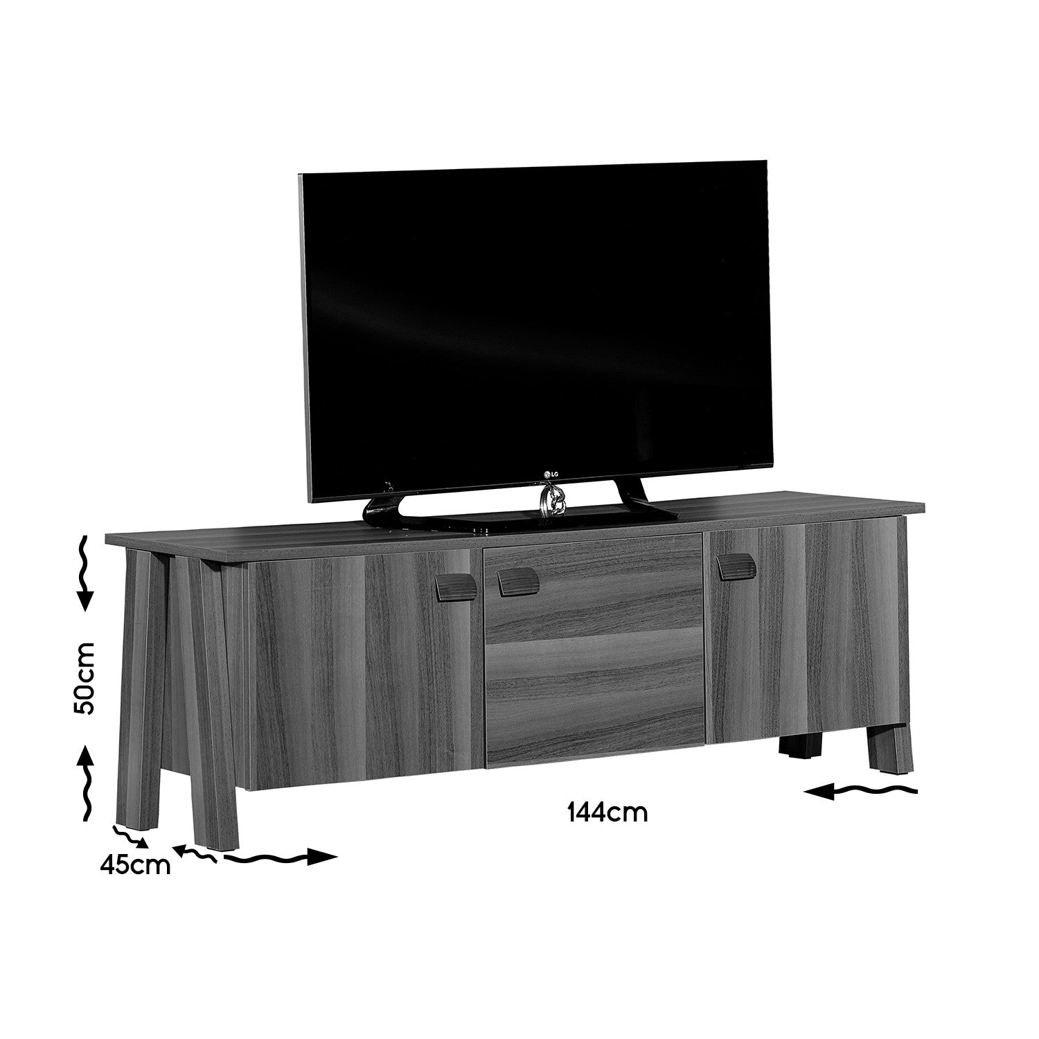 Móvel de TV-Story-Marrom