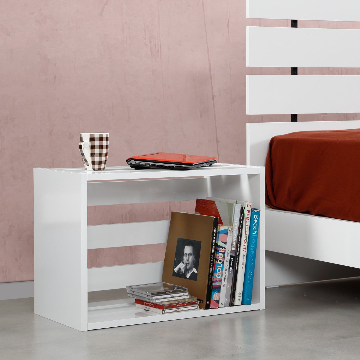Mesa de cabeceira-Fuga-Branco