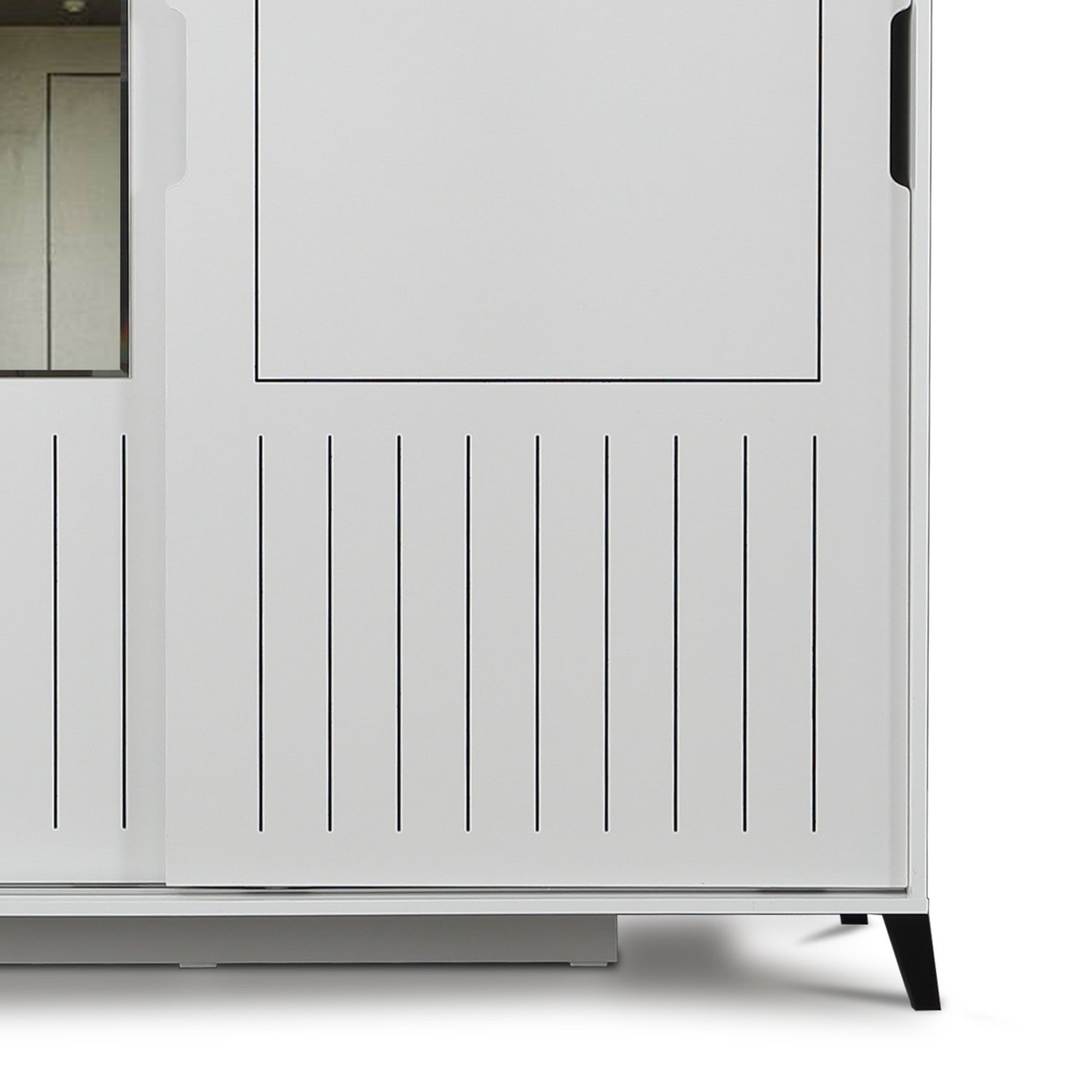 Guarda-roupa – 150cm x 216cm x 60cm – Branco – Painéis de partículas revestidos a melamina