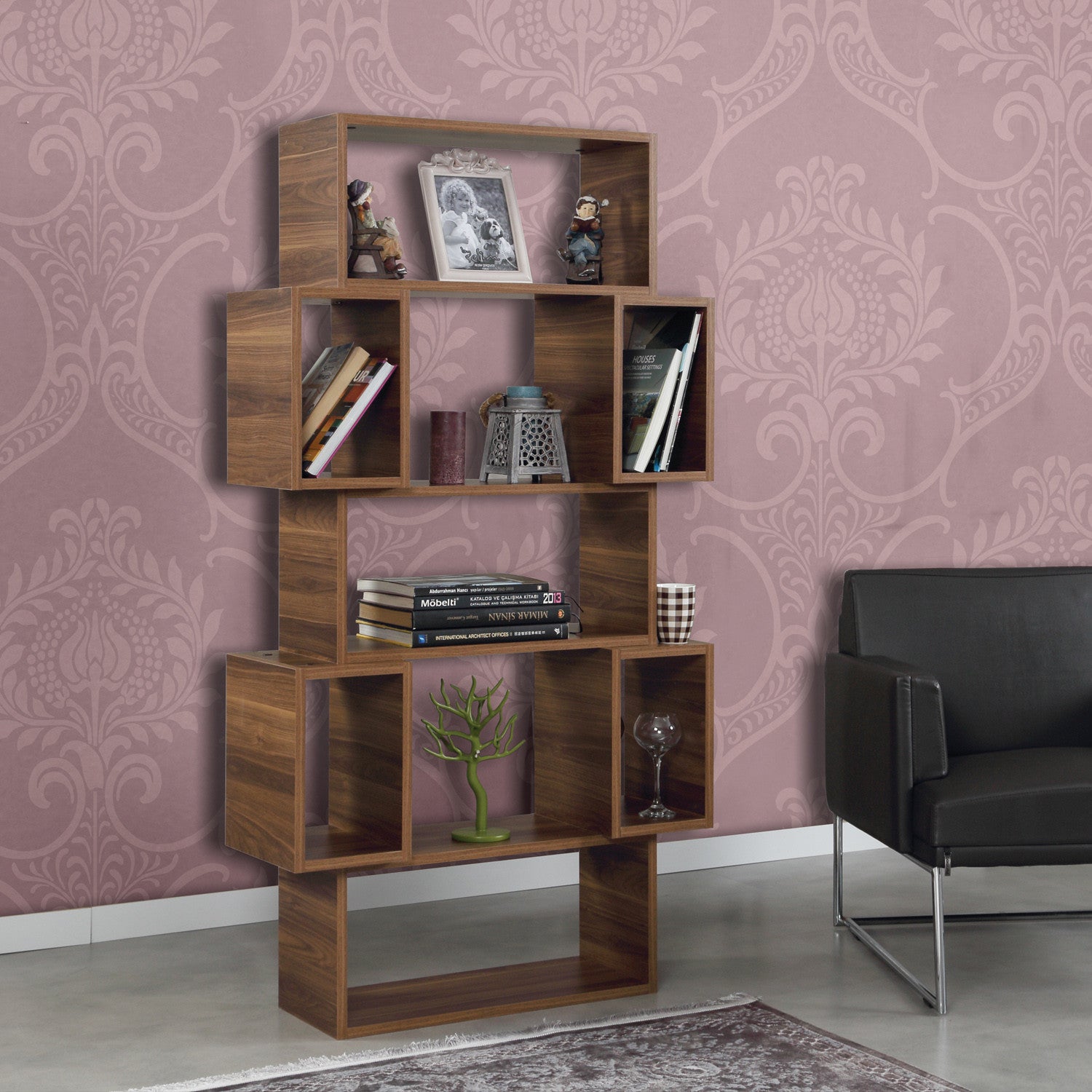 Estante de livros-Box-Noz