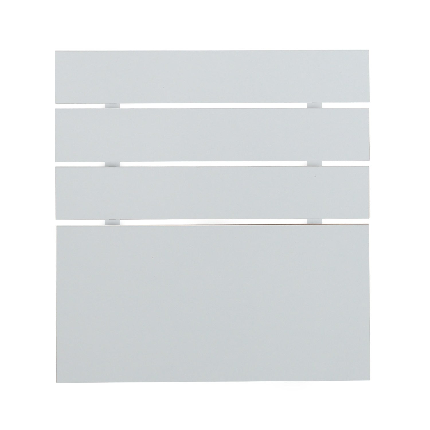 Cabeceira da Cama – 100cm x 100cm x 3cm – Branco – Painel de Partículas revestido a Melamina