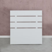 Cabeceira – 120 cm x 100 cm x 3 cm – Branco – Painéis de partículas revestidos a melamina