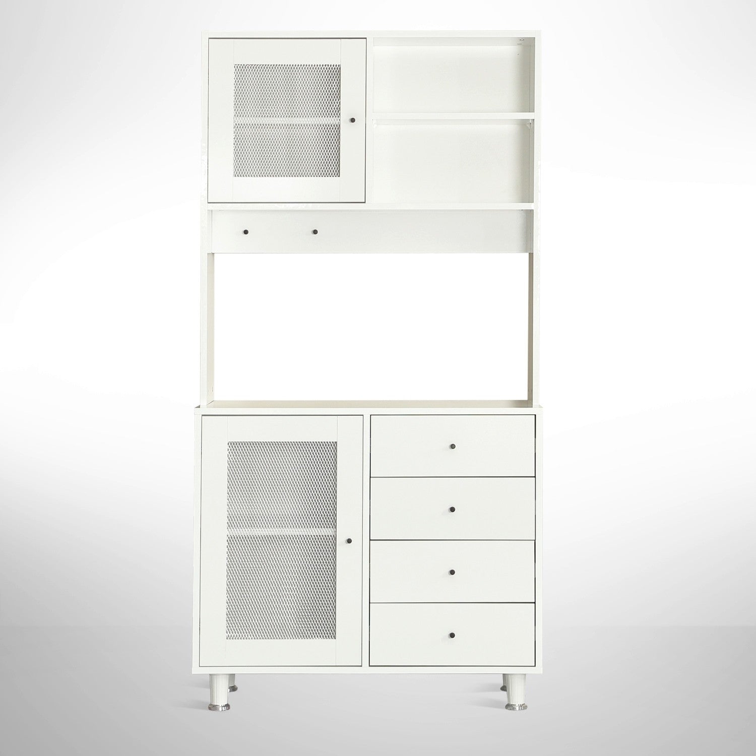 Armário multiuso – 96 cm x 187 cm x 40 cm – Branco – Aglomerado