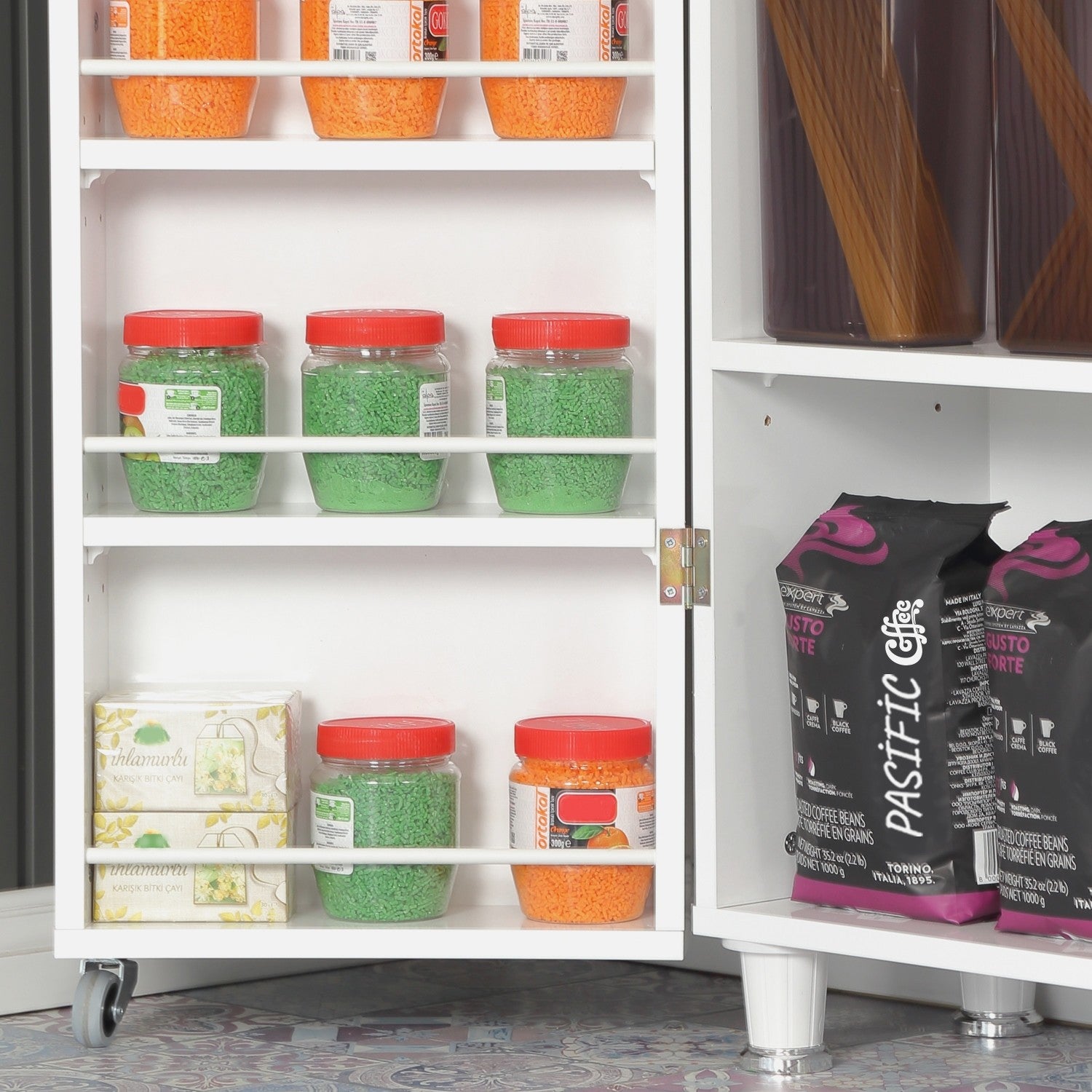 Armário multiuso – 80 cm x 180 cm x 42 cm – Branco – Aglomerado