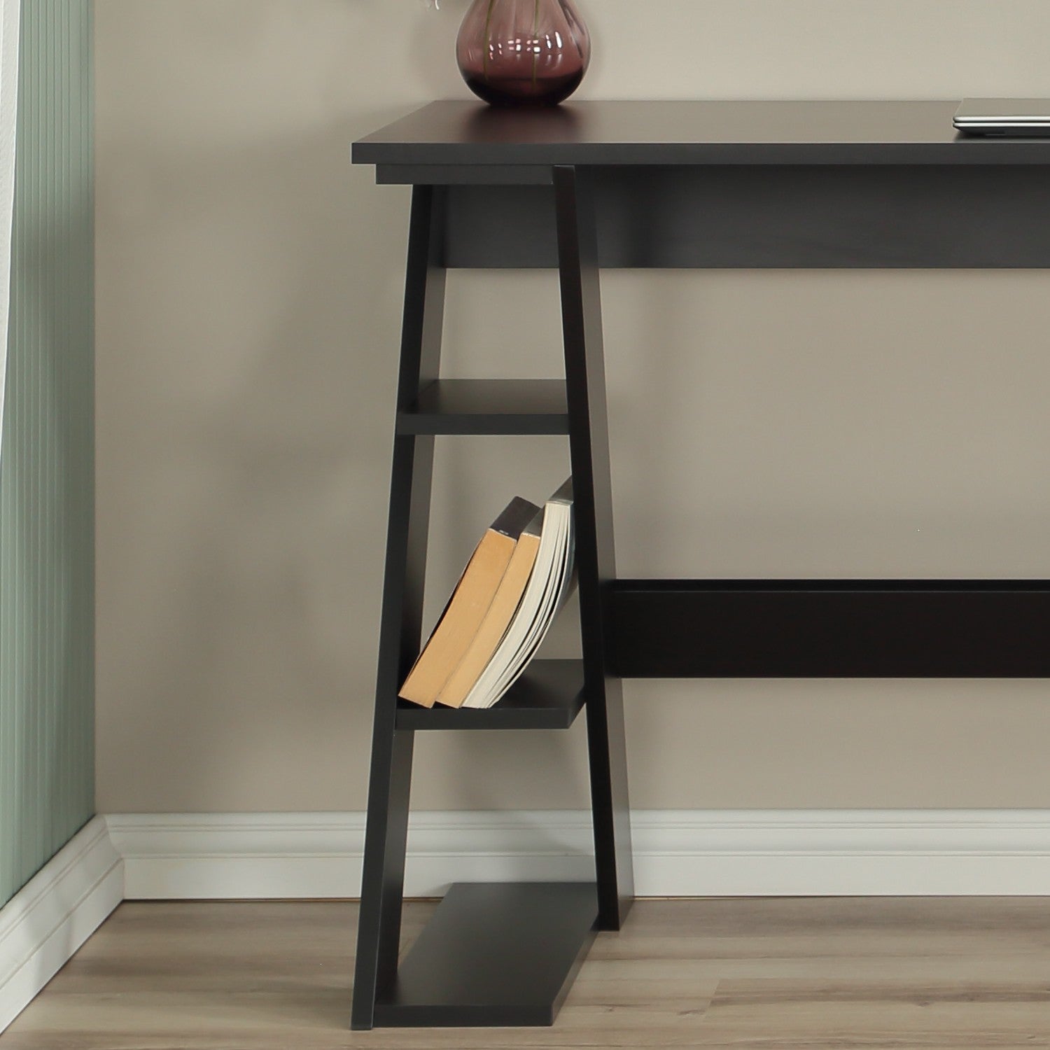 Secretária de Estudo – 140 cm x 73 cm x 60 cm – Preto – Aglomerado