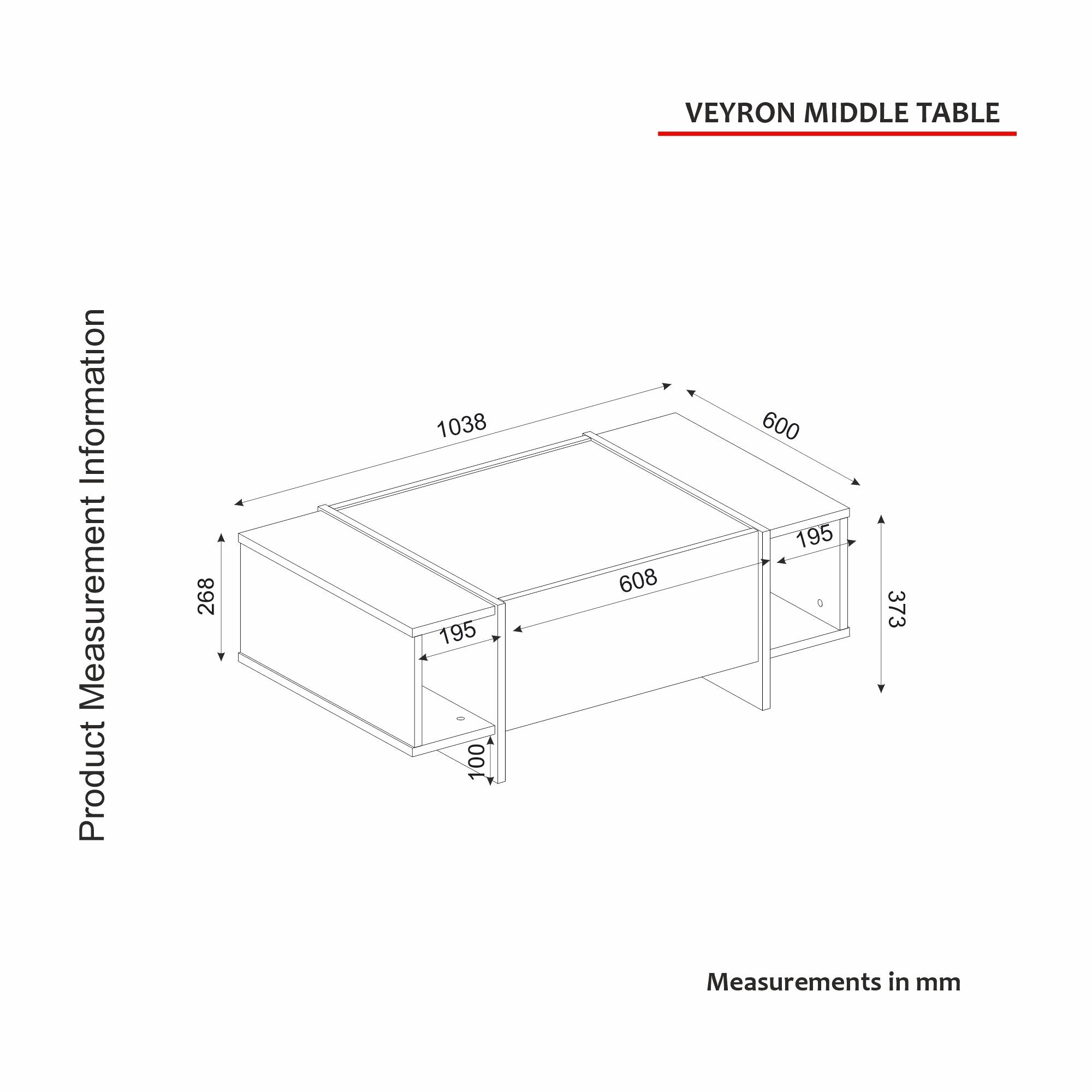 Mesa de Centro-Veyron-Travertino
Arenito