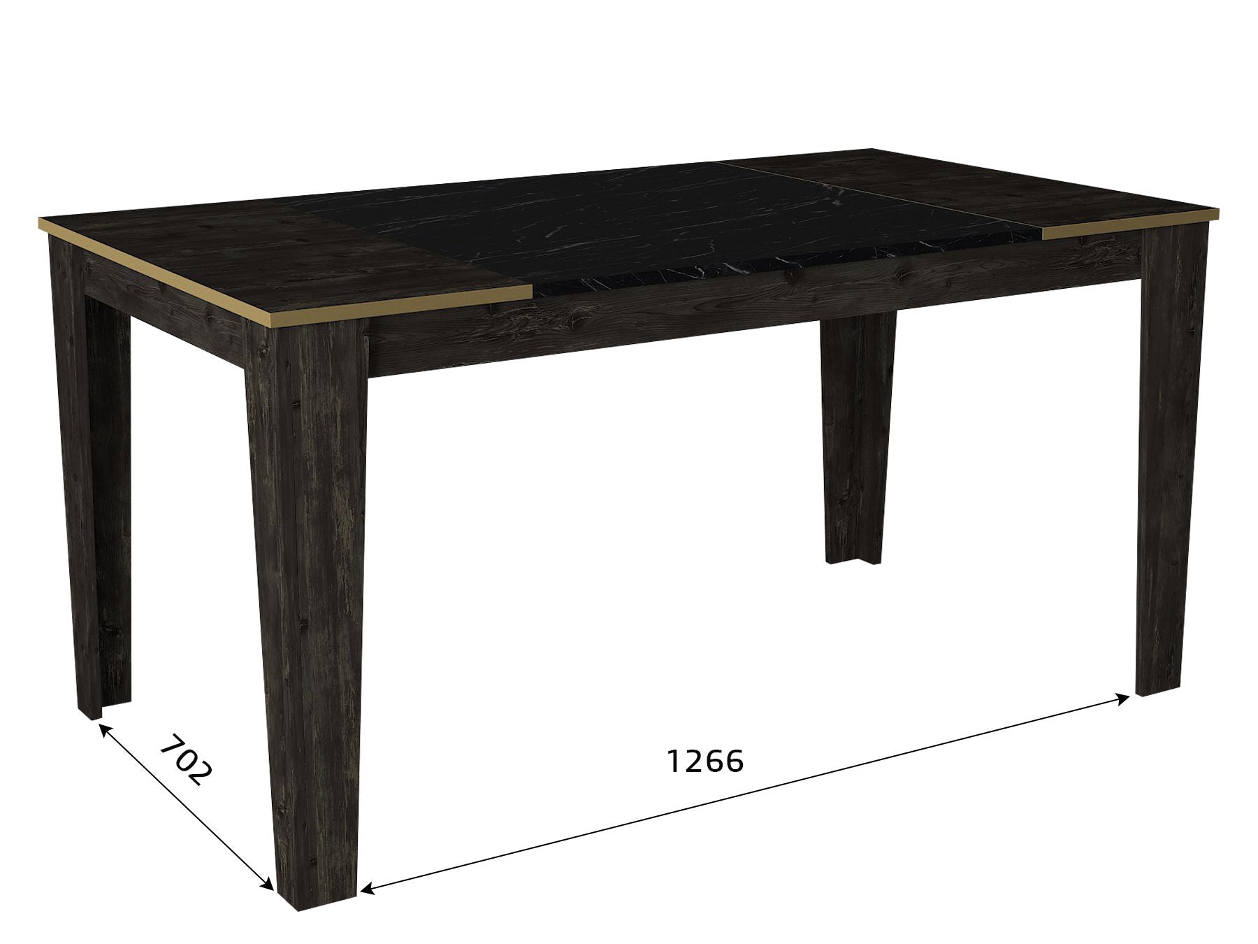 Mesa de jantar-Veyron-Preto
Dourado