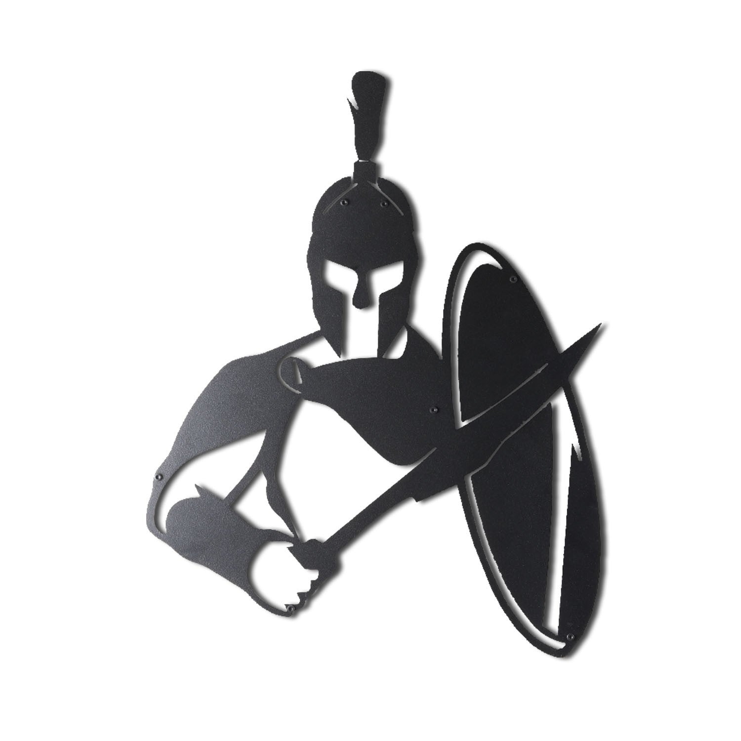 Acessório Decorativo de Parede Sparta - Metal Preto 38x49cm para Decoração Interior