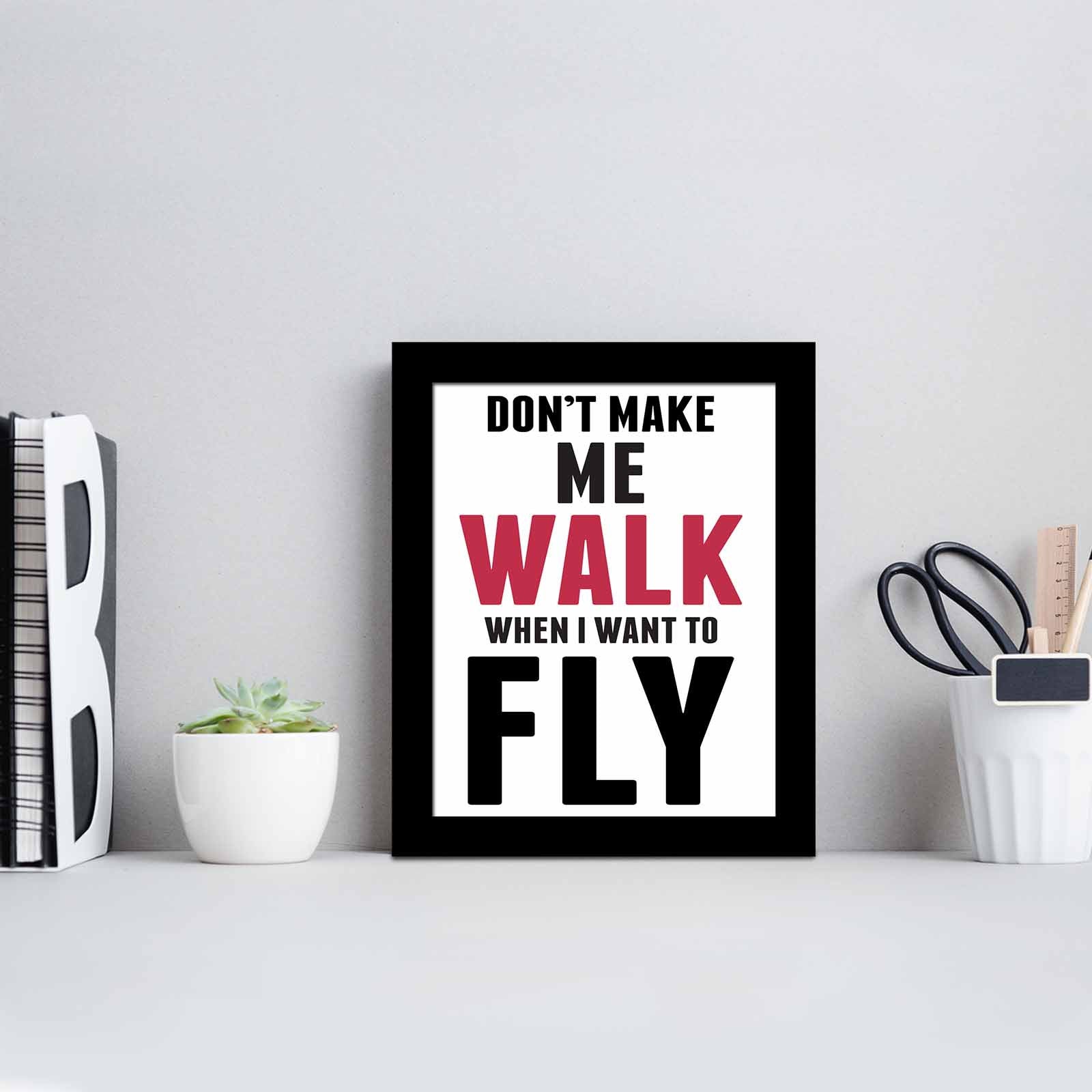 Quadro Decorativo MDF Emoldurado Multicolor 23,5x28,5cm - Arte Moderna para Decoração de Interiores