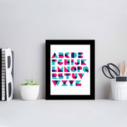 Quadro Decorativo MDF Emoldurado SCT-003 Multicolor 23,5x28,5cm - Arte Moderna para Decoração de Interiores