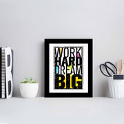 Quadro Decorativo MDF Emoldurado Multicolor SCT-007 - Arte Moderna para Decoração de Interiores 23,5x28,5cm