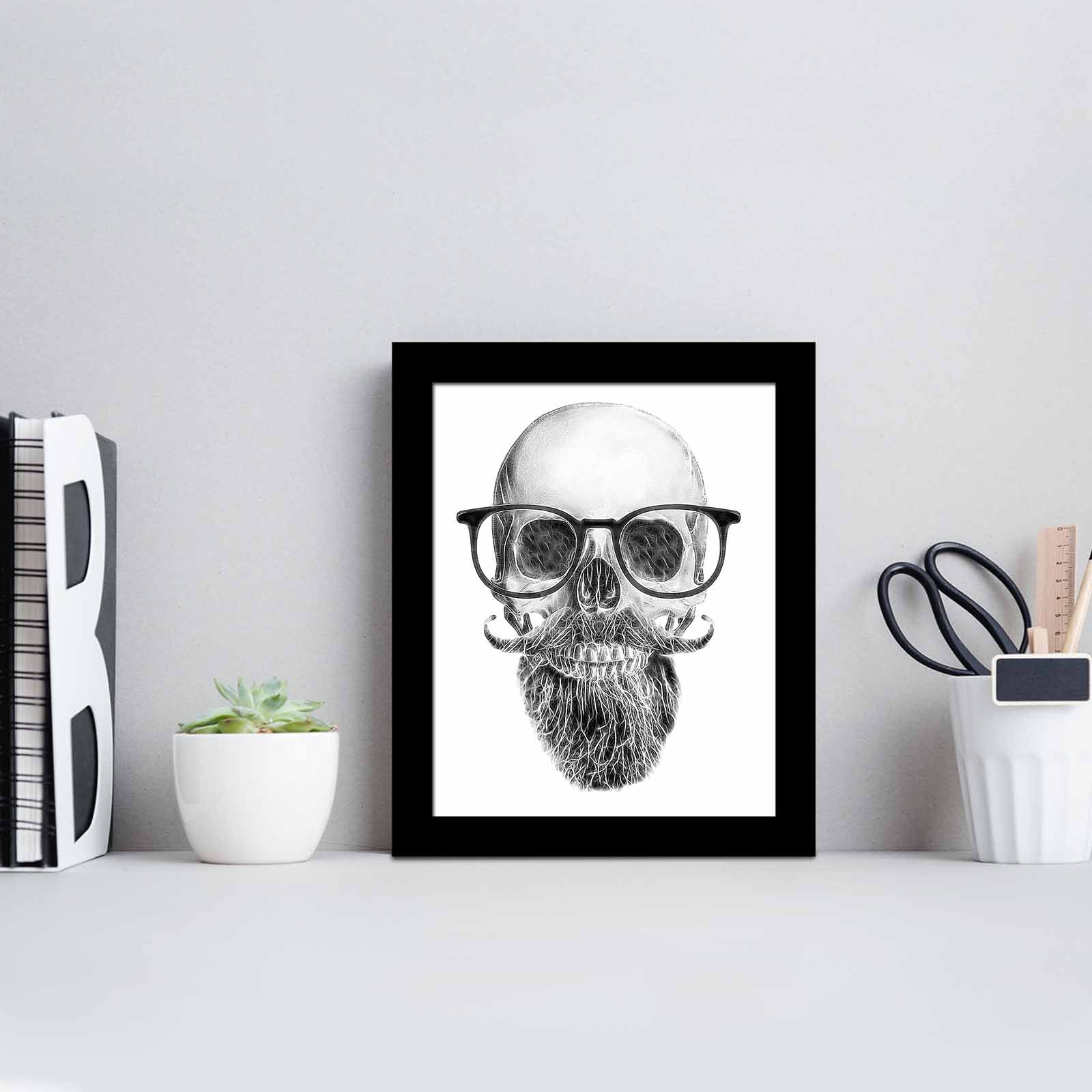 Quadro Decorativo MDF Emoldurado SCT-009 Multicolor 23,5x28,5cm - Arte Moderna para Transformar o Seu Espaço