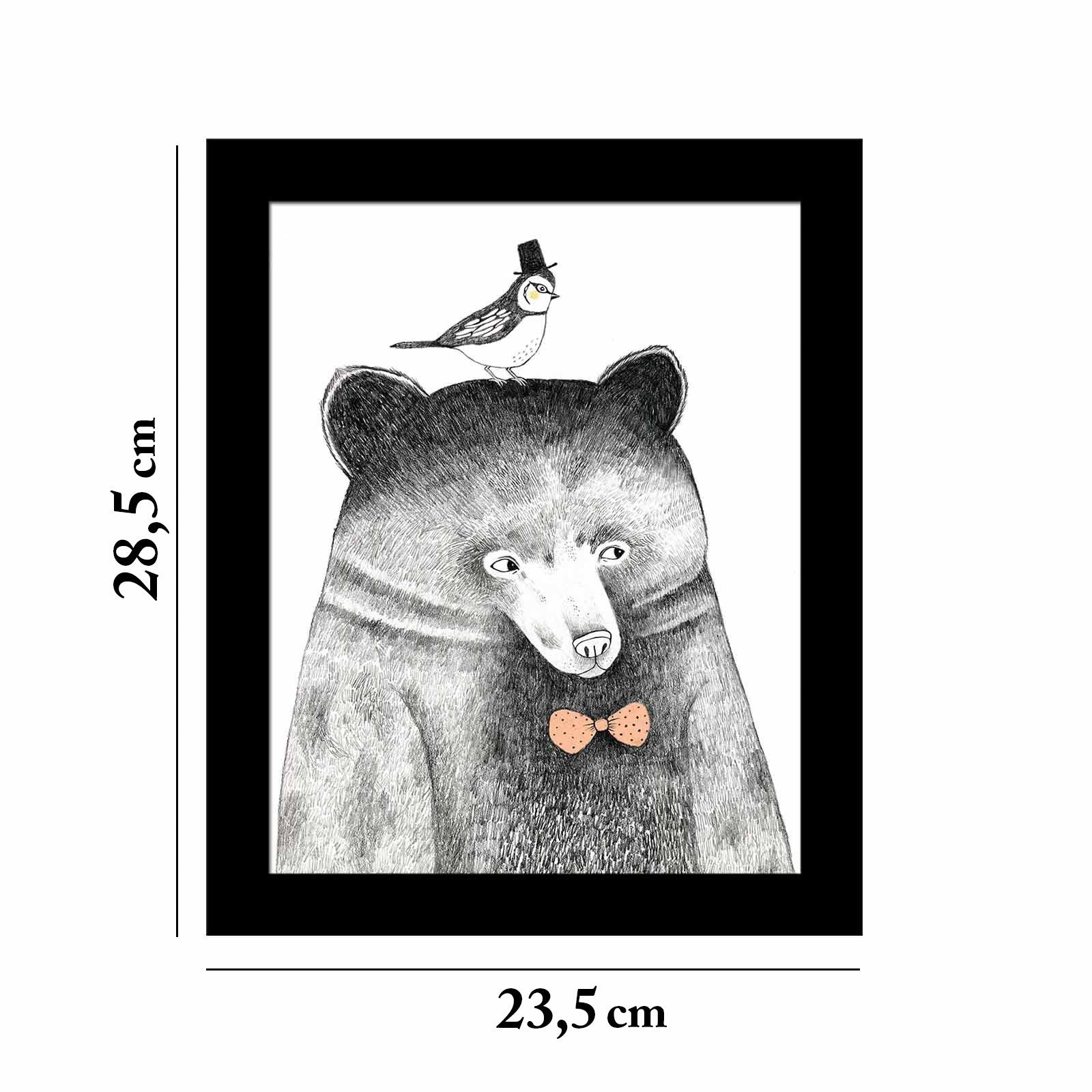 Quadro Decorativo MDF Emoldurado SCT-010 Multicolor 23,5x28,5cm - Arte Moderna para Transformar o Seu Espaço