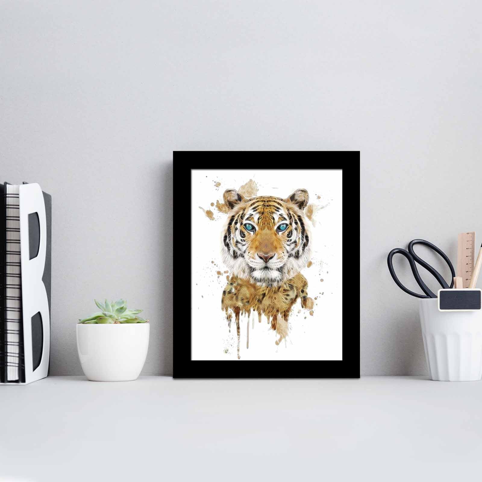 Quadro Decorativo MDF Emoldurado SCT-011 Multicolor 23,5x28,5cm - Arte Moderna para Transformar o Seu Espaço