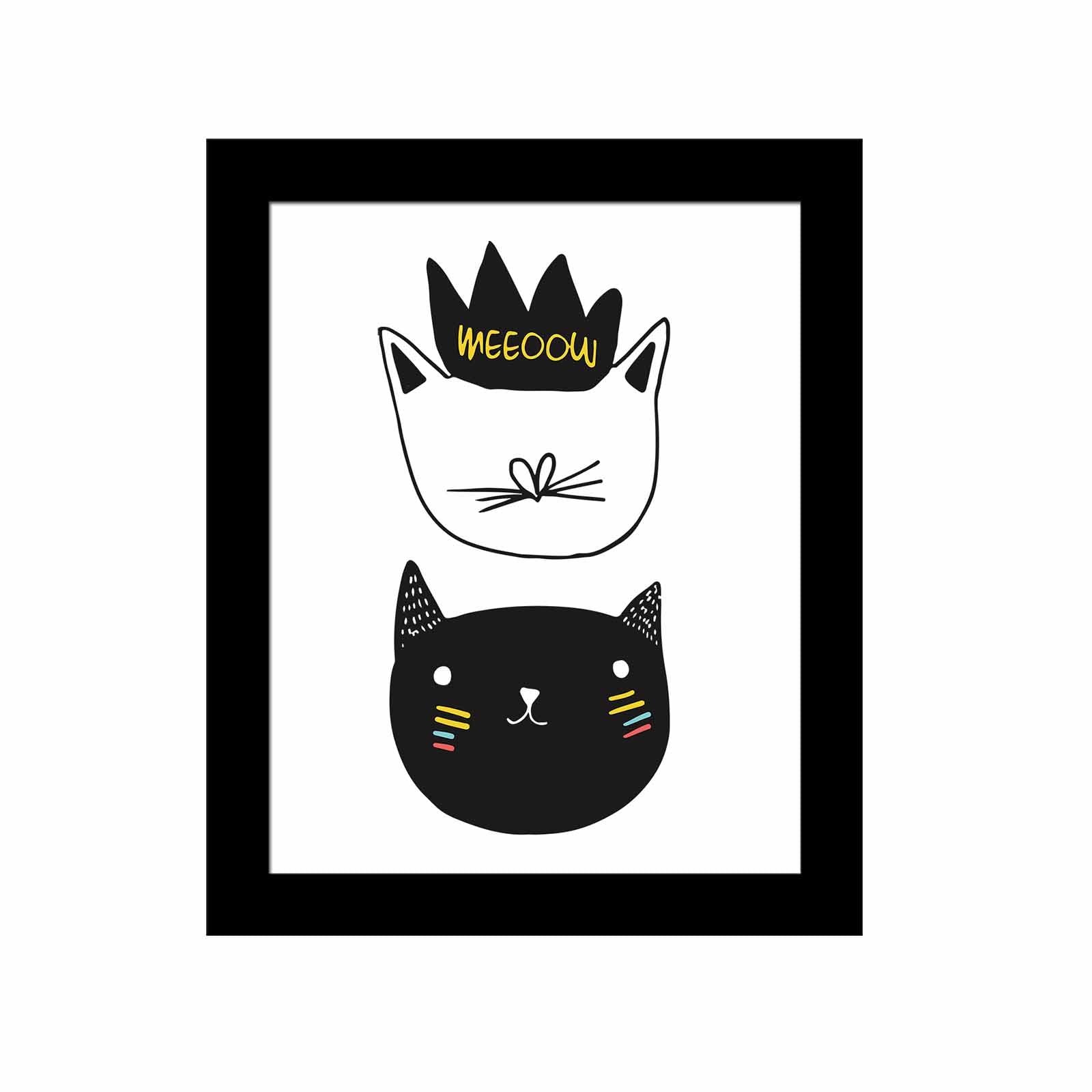 Quadro Decorativo MDF Emoldurado SCT-017 Multicolor 23,5x28,5cm - Arte Moderna para Transformar o Seu Espaço