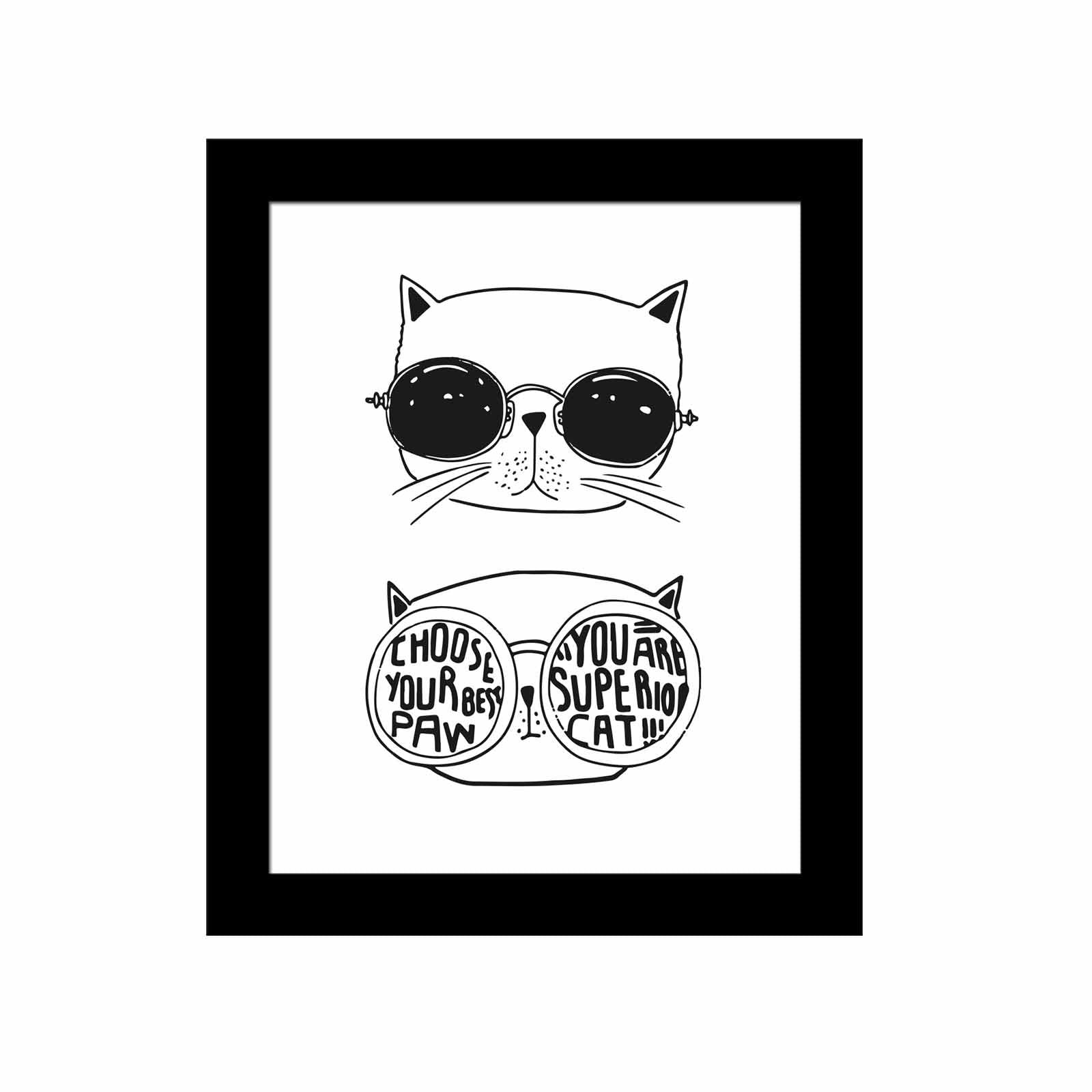 Quadro Decorativo MDF Emoldurado SCT-018 Multicolor 23,5x28,5cm - Arte Moderna para Transformar o Seu Espaço