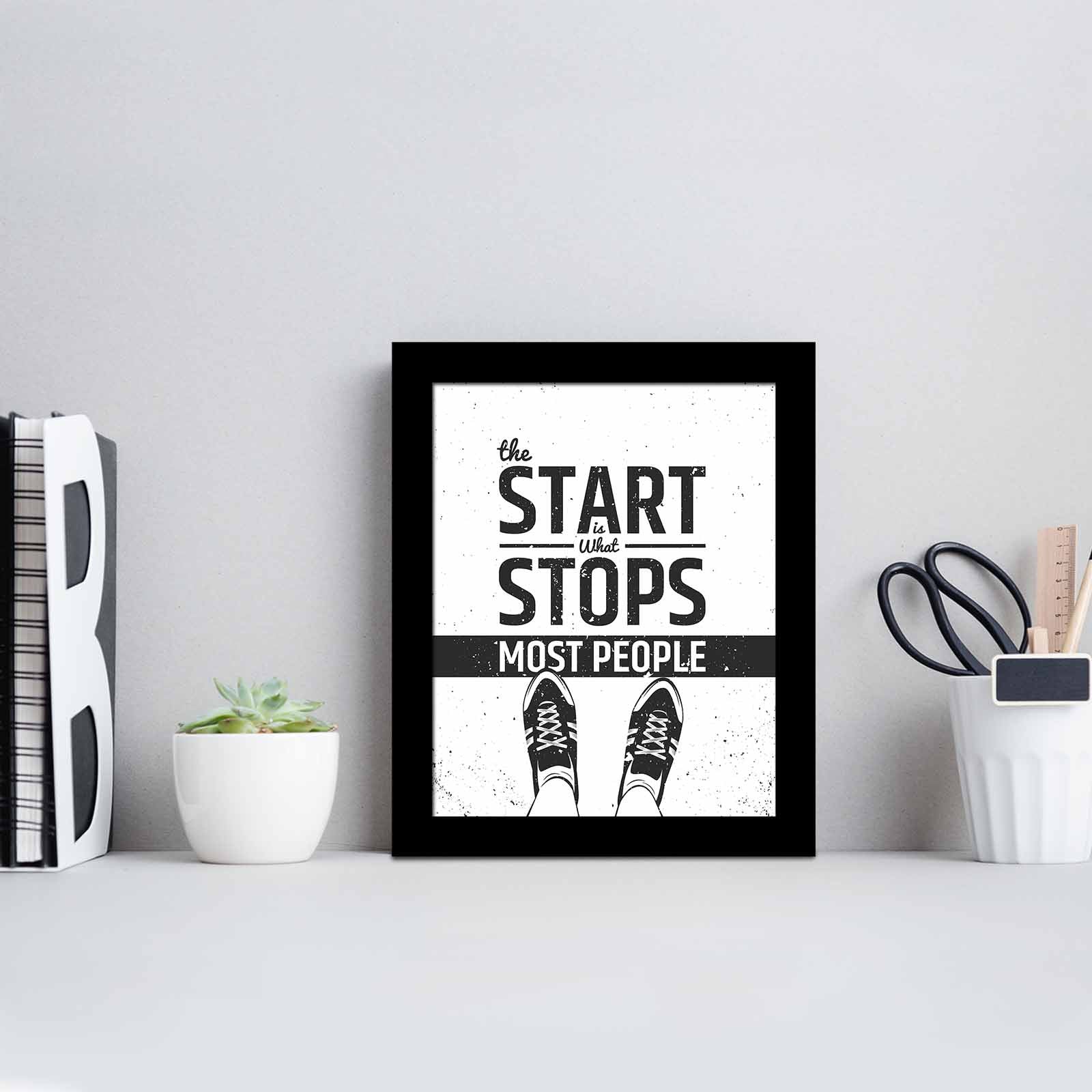 Quadro Decorativo MDF Multicolor com Moldura PVC 23,5x28,5cm - Arte Moderna para Decoração de Interiores