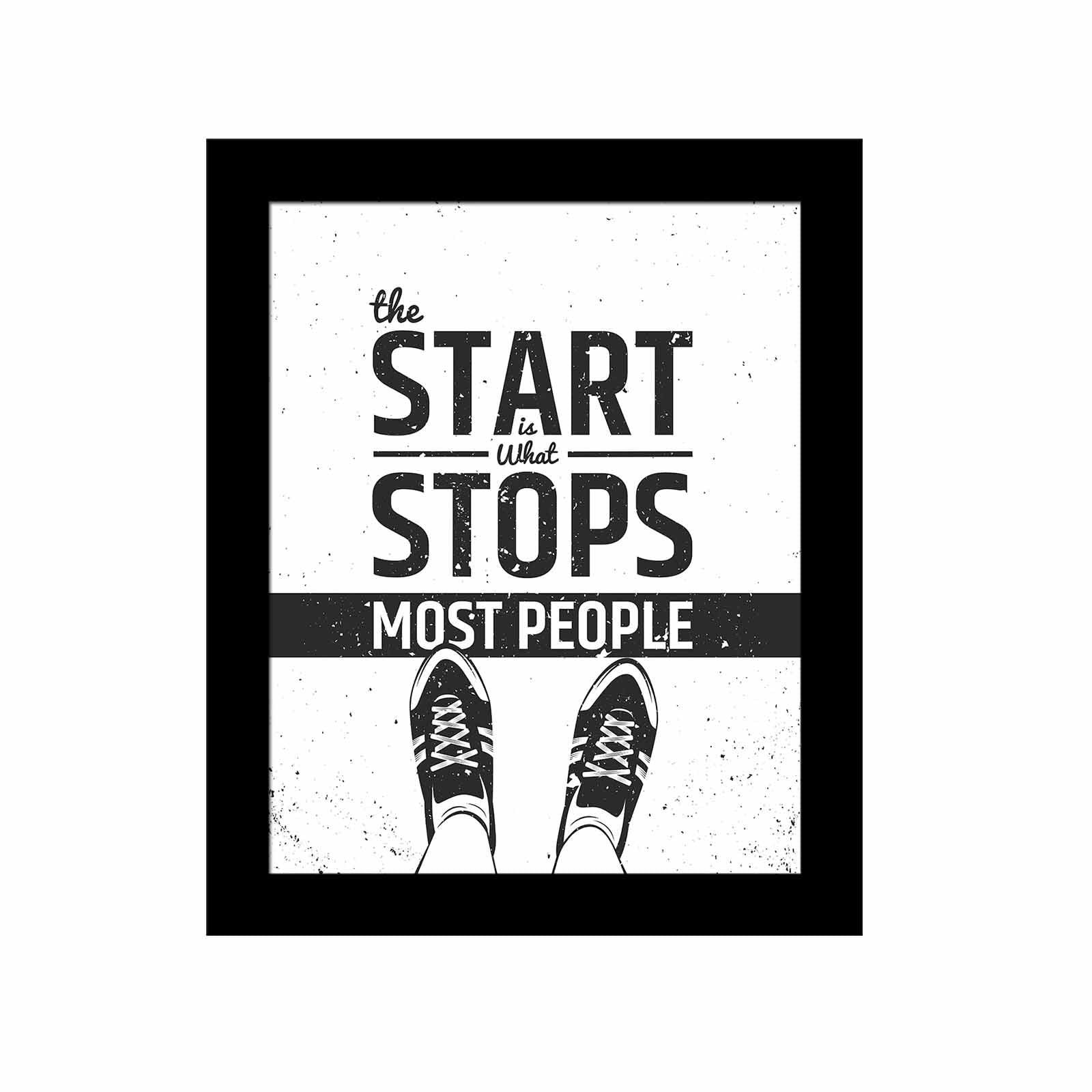 Quadro Decorativo MDF Multicolor com Moldura PVC 23,5x28,5cm - Arte Moderna para Decoração de Interiores