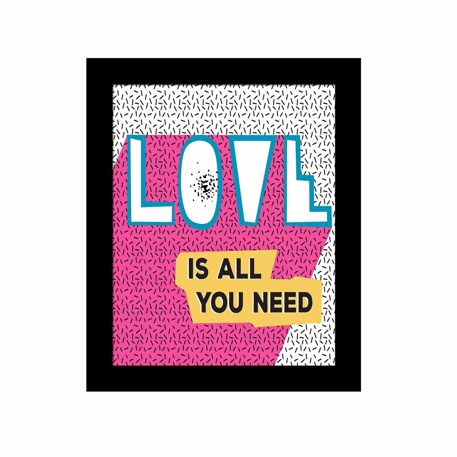 Quadro Decorativo MDF Emoldurado SCT-023 Multicolor 23,5x28,5cm - Arte Moderna para Decoração de Interiores