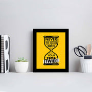 Quadro Decorativo MDF Multicolor com Moldura PVC 23,5x28,5cm - Arte Moderna para Decoração de Interiores