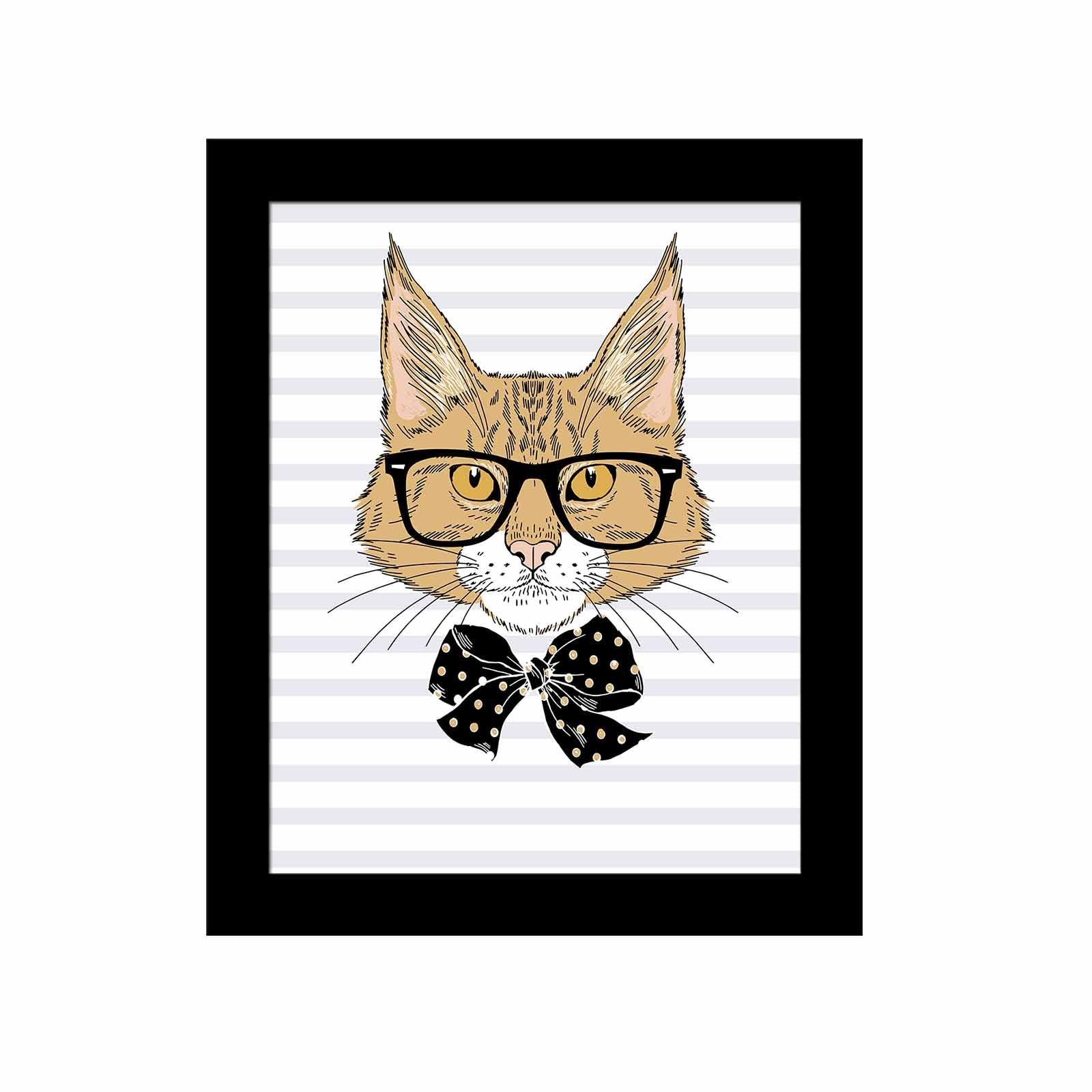 Quadro Decorativo MDF Emoldurado Multicolor SCT-033 - Arte Moderna para Decoração de Interiores 23,5x28,5cm