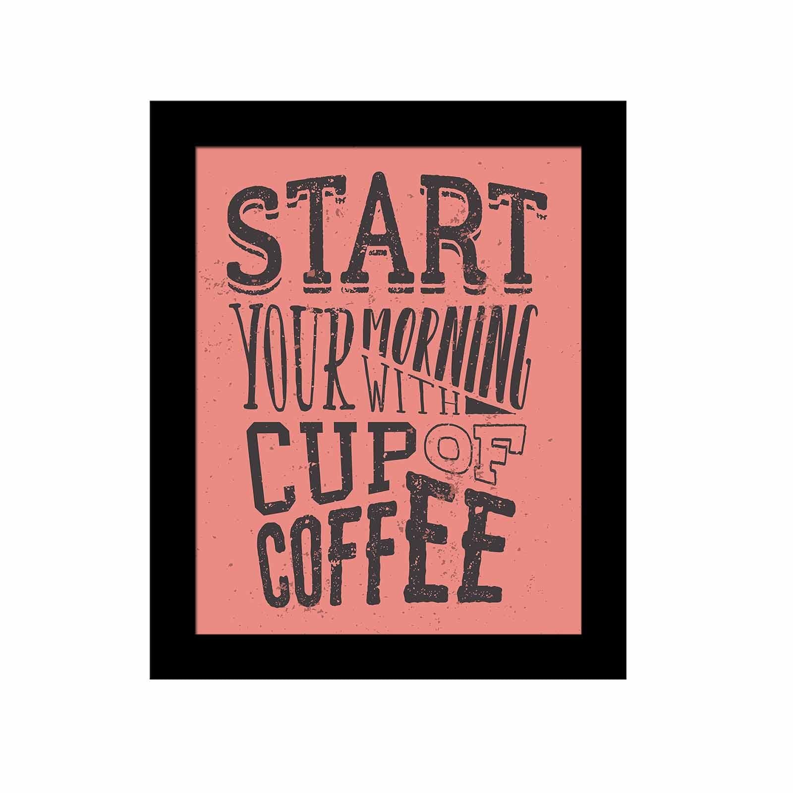 Quadro Decorativo MDF Emoldurado Multicolor SCT-044 - Arte Moderna para Decoração de Interiores 23,5x28,5cm